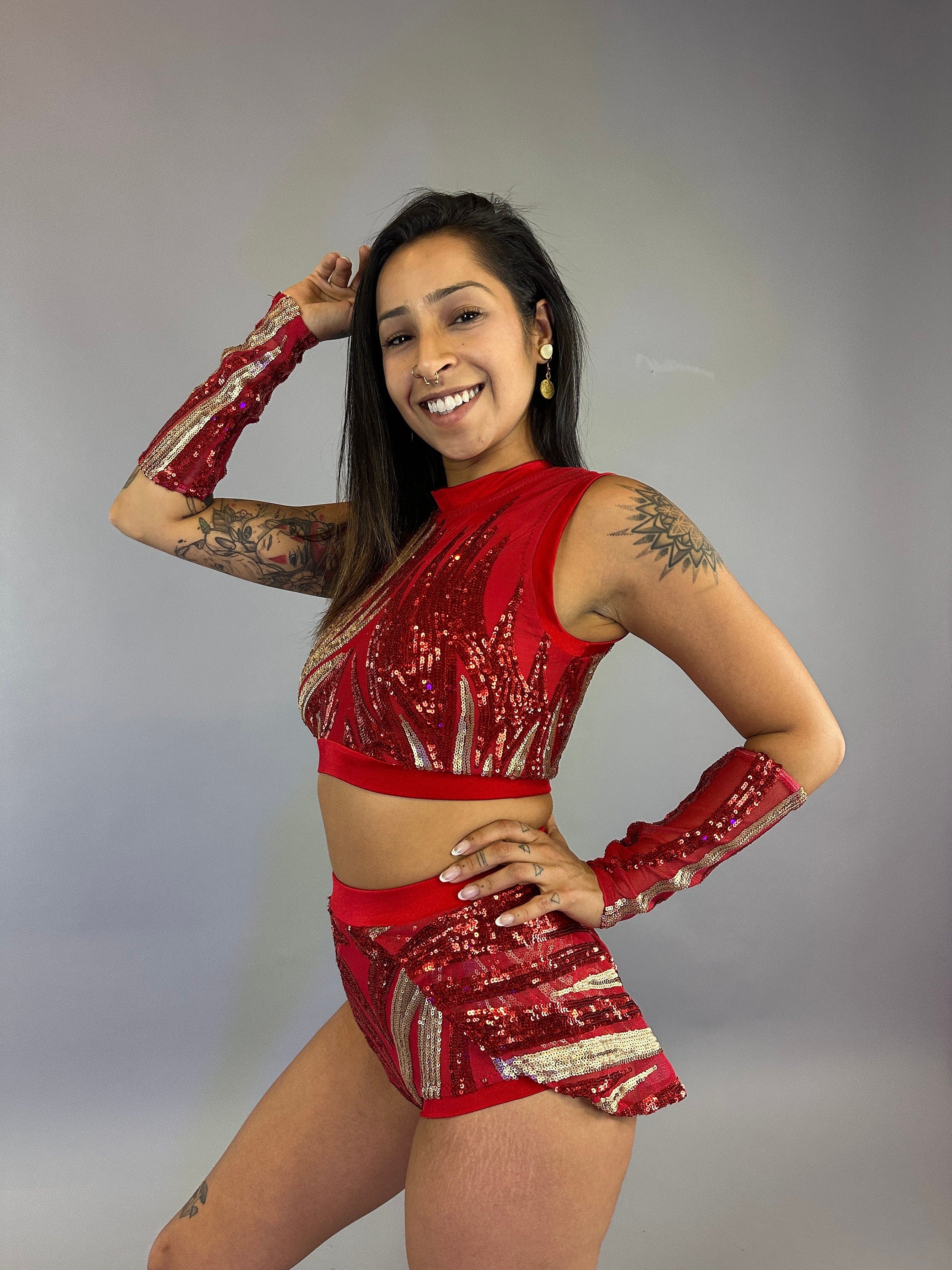 Exotic Dance Wear, Pole Dancer Outfit, Showgirl Costume, Trending Now, Gogo Dancer Costume, Aerialist Gift