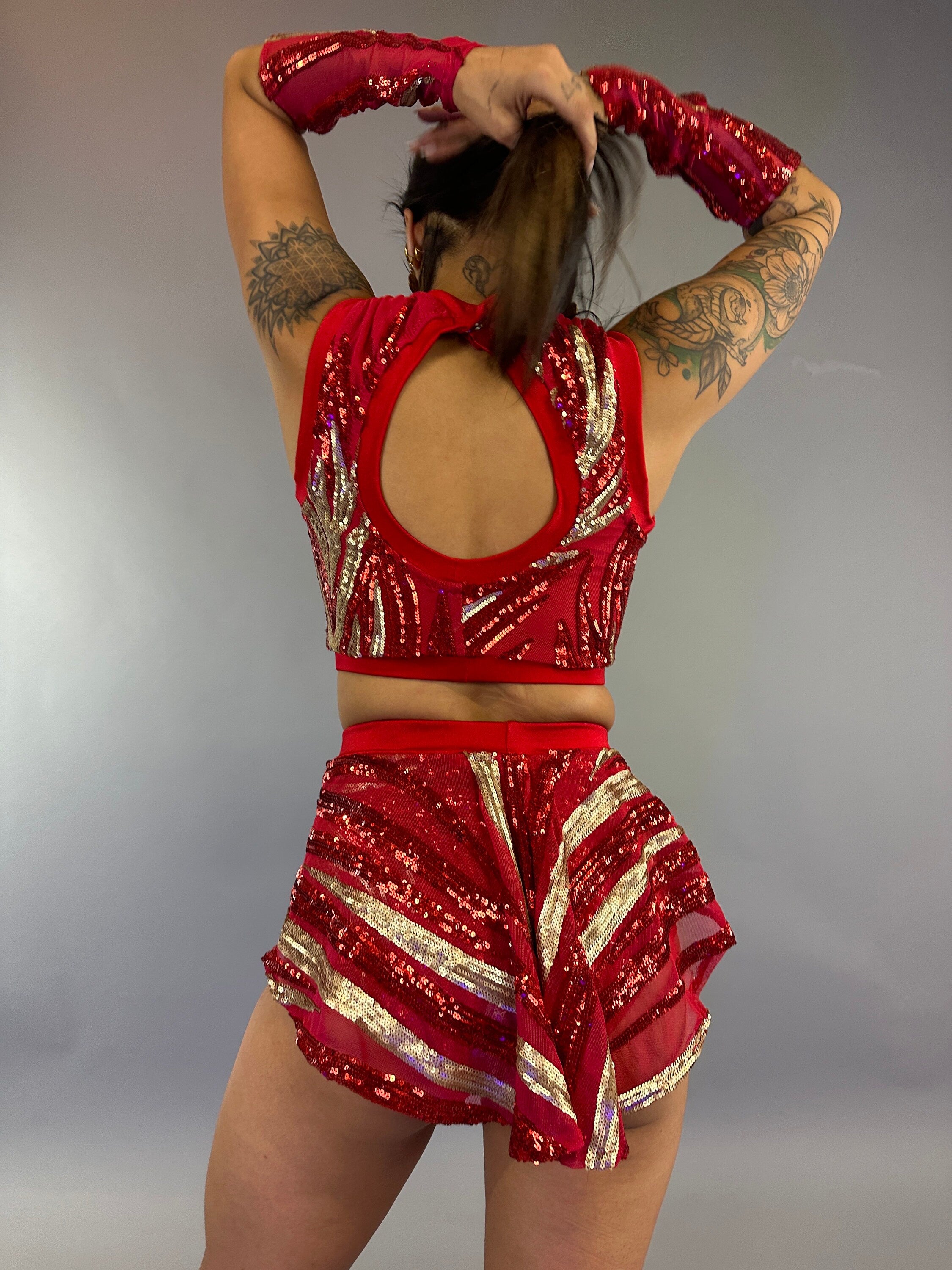Exotic Dance Wear, Pole Dancer Outfit, Showgirl Costume, Trending Now, Gogo Dancer Costume, Aerialist Gift