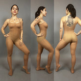 Sheer Bodysuit for Women, Underwear Unitard, Showgirl Costume, Contortion Bodysuit, Festival Fashion, Exotic Dance Wear