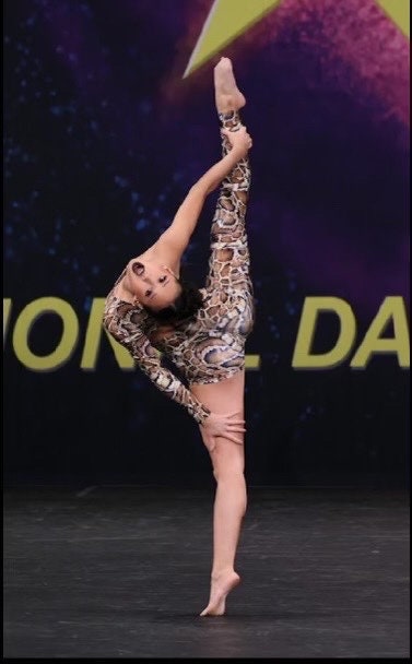 Snake Print Exotic Dance Bodysuit Jumpsuit for Contortionist and Aerial Wear