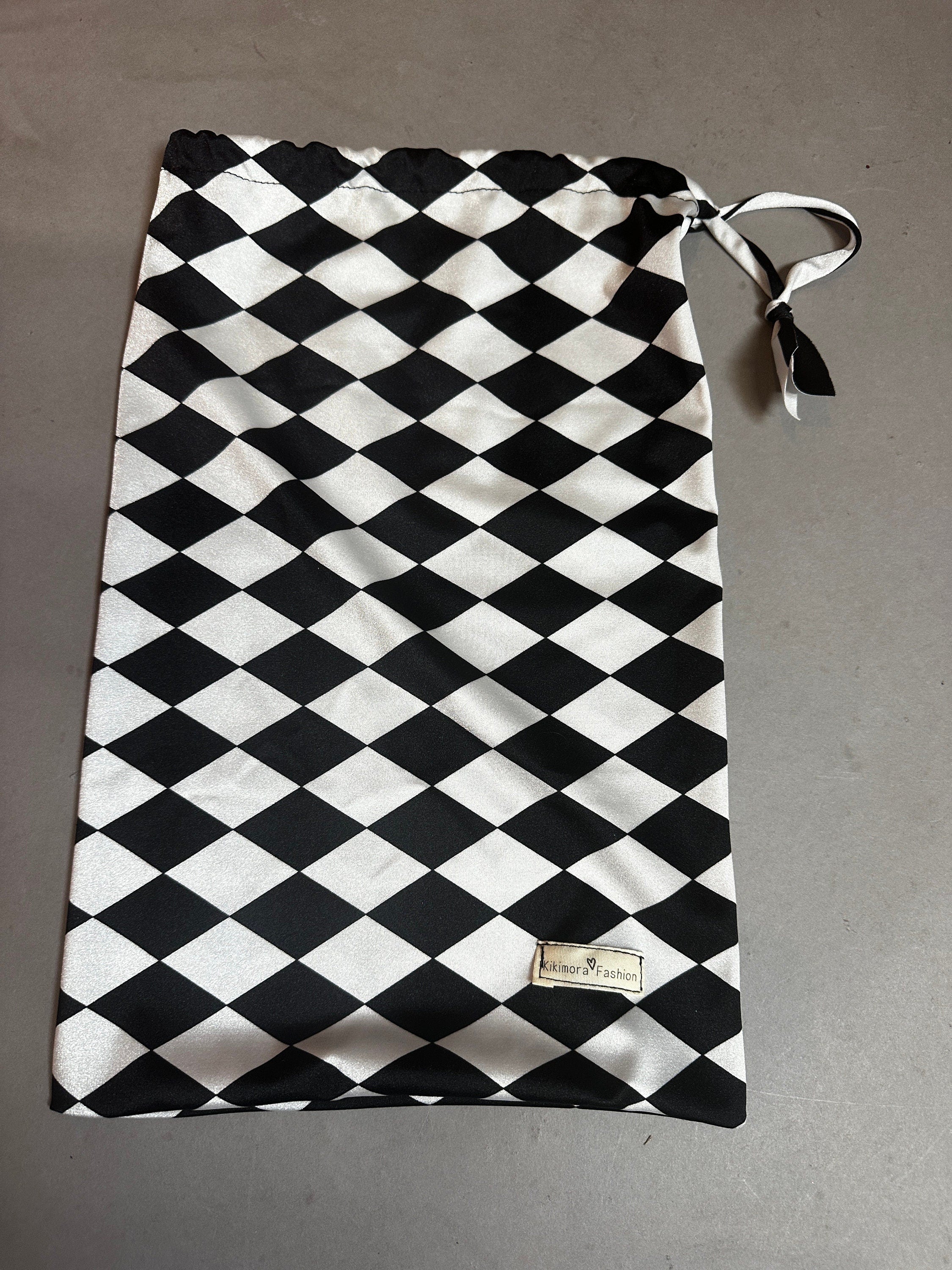 drawstring bag, fabric scrap bag, eco friendly bag, reusable fabric bag, gift bag