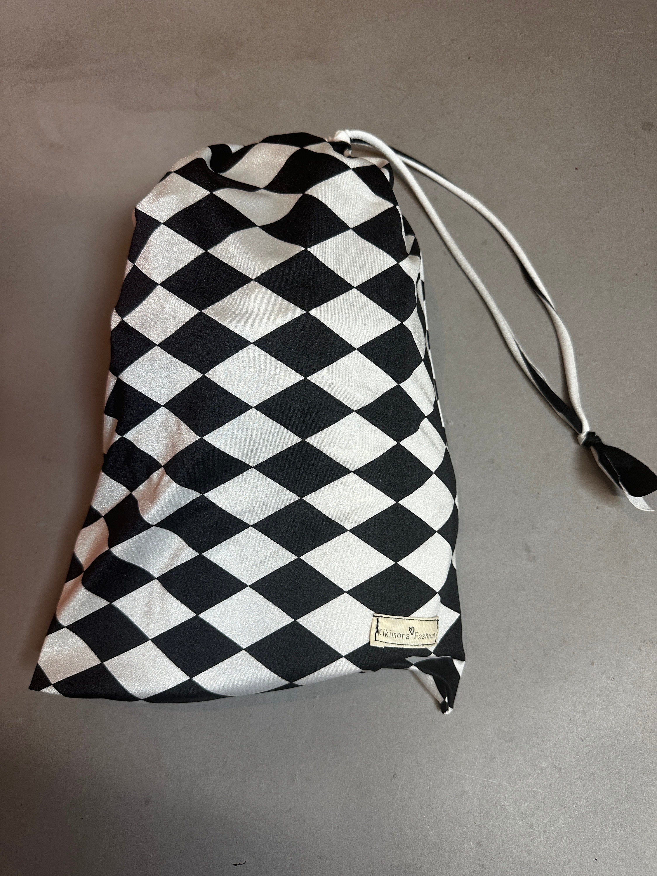 drawstring bag, fabric scrap bag, eco friendly bag, reusable fabric bag, gift bag
