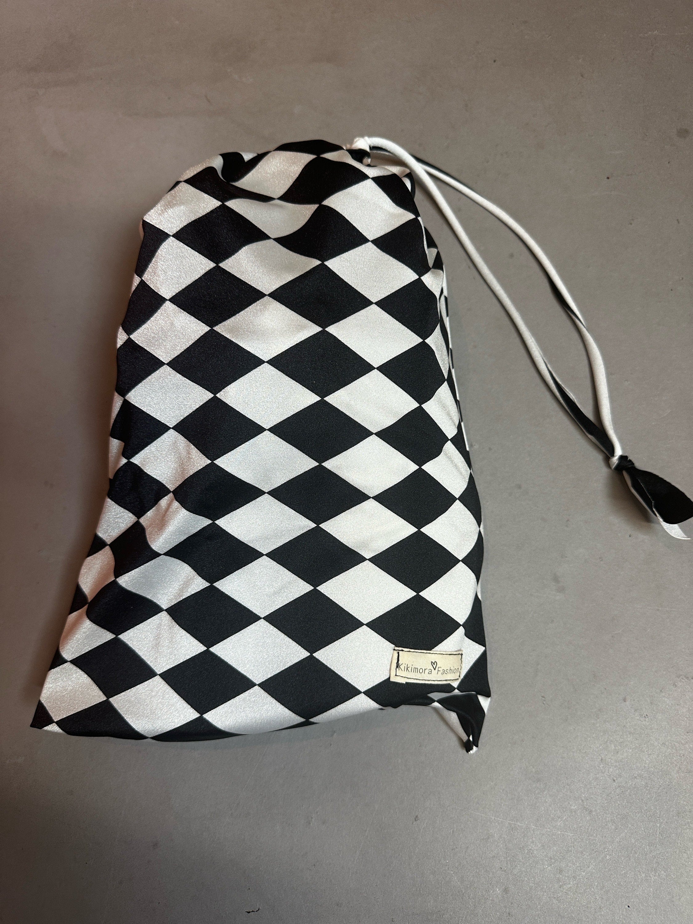 drawstring bag, fabric scrap bag, eco friendly bag, reusable fabric bag, gift bag