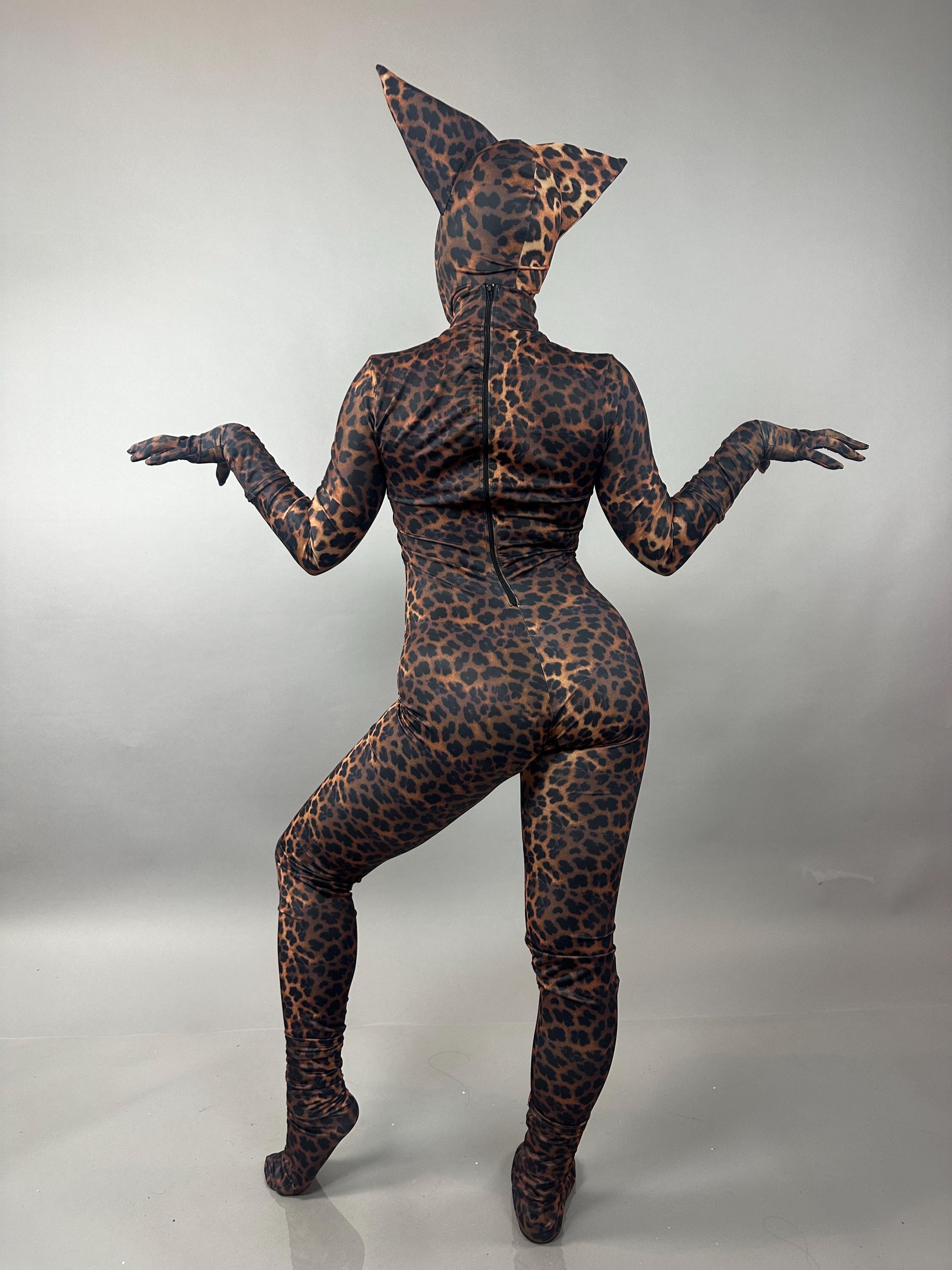 Cheetah bodysuit, Stage Costume, Exotic dance wear, Festival fashion, party outfit,leopard print, trending now.