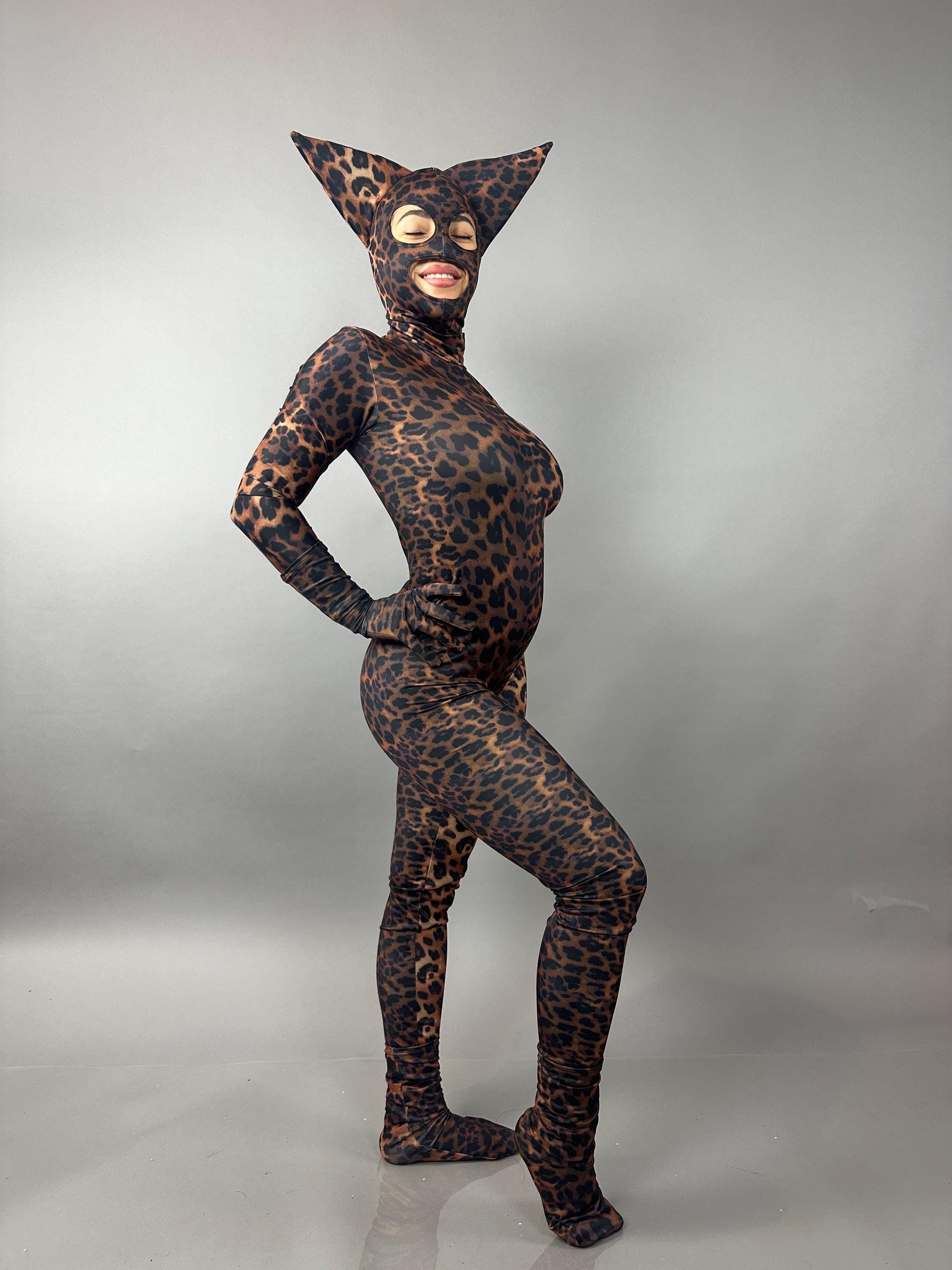 Cheetah bodysuit, Stage Costume, Exotic dance wear, Festival fashion, party outfit,leopard print, trending now.