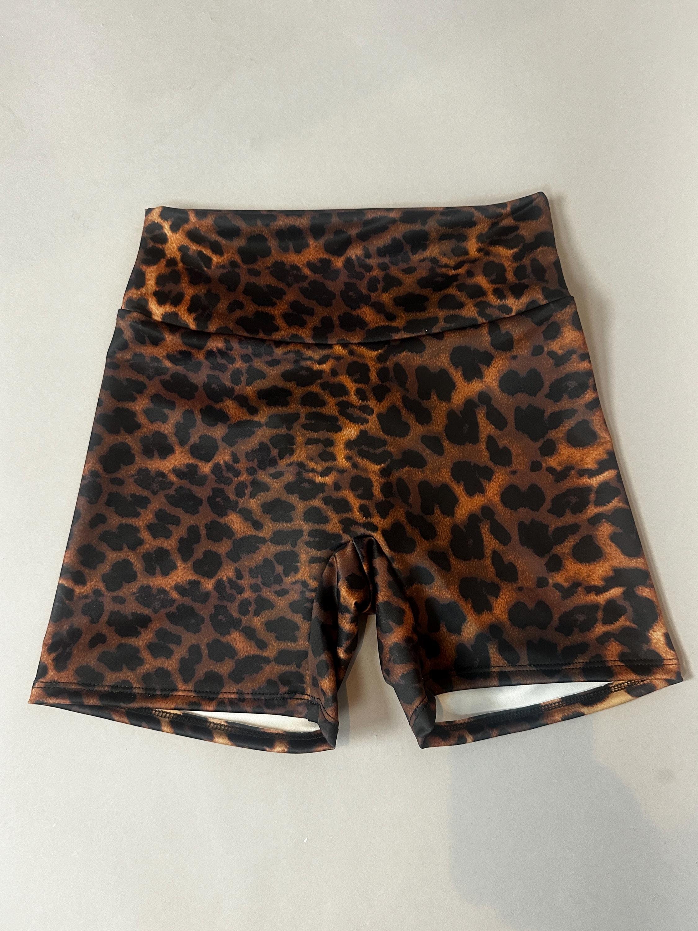 Cheetah Print Shorts, High Waisted Shorts, Animal Print Activewear, Yoga Shorts Women, Pole Dance Outfit, Leopard Print Shorts, Biker Shorts