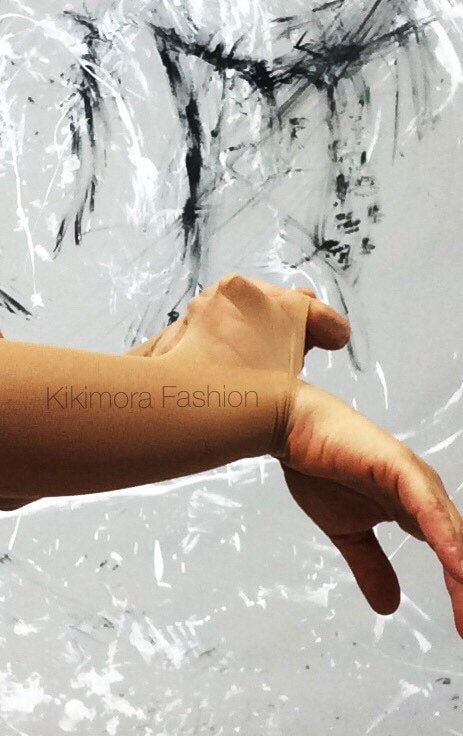 Elegant Sheer Burlesque Bodysuit: Showgirl Costume for Dancers, Performers & Aerial Artists