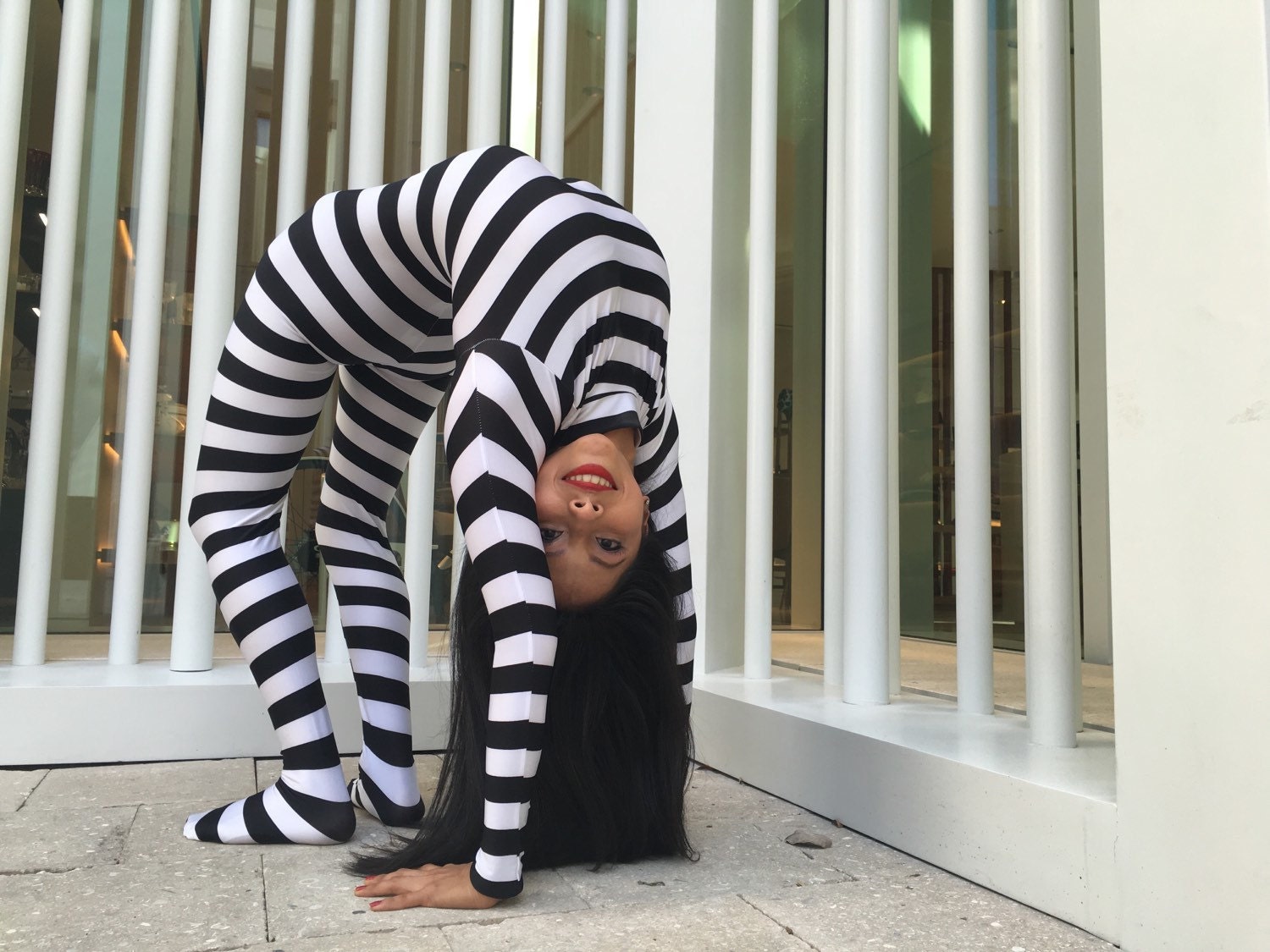 Flying Circus Aerialists Gift, Bodysuit for Women or Men, Beautiful Spandex Catsuit, Custom Made in USA