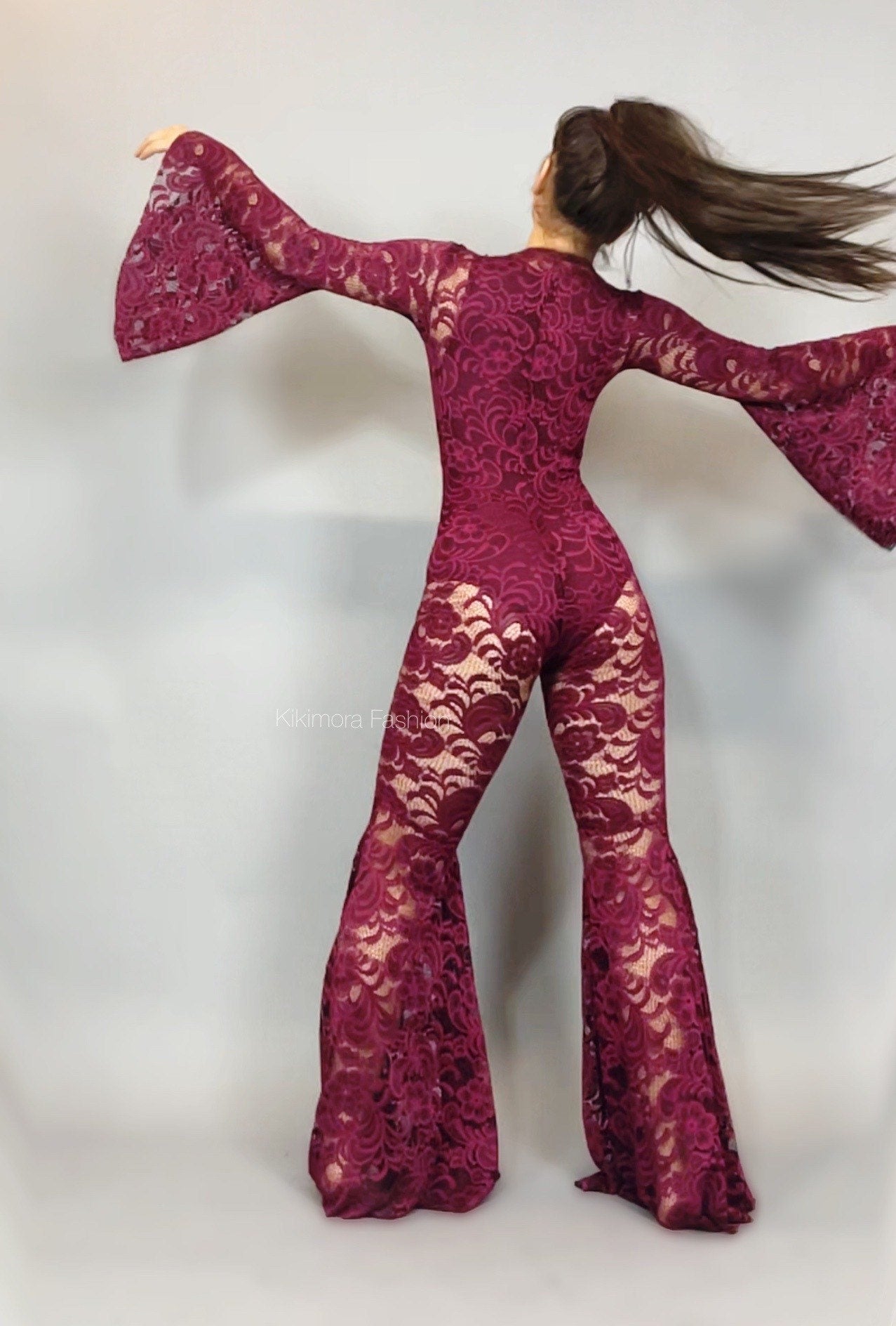 Sheer Jumpsuit, Cher Costume, Beautiful Lace Costume, Festival Outfit, Trending Now
