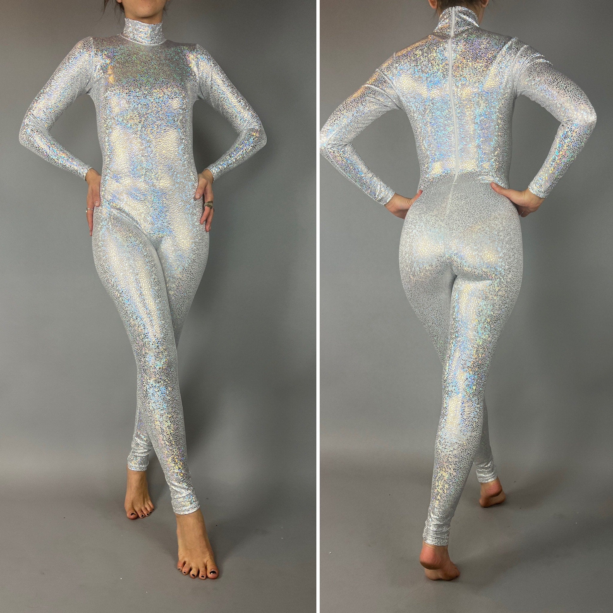 Holographic sequin jumpsuit online