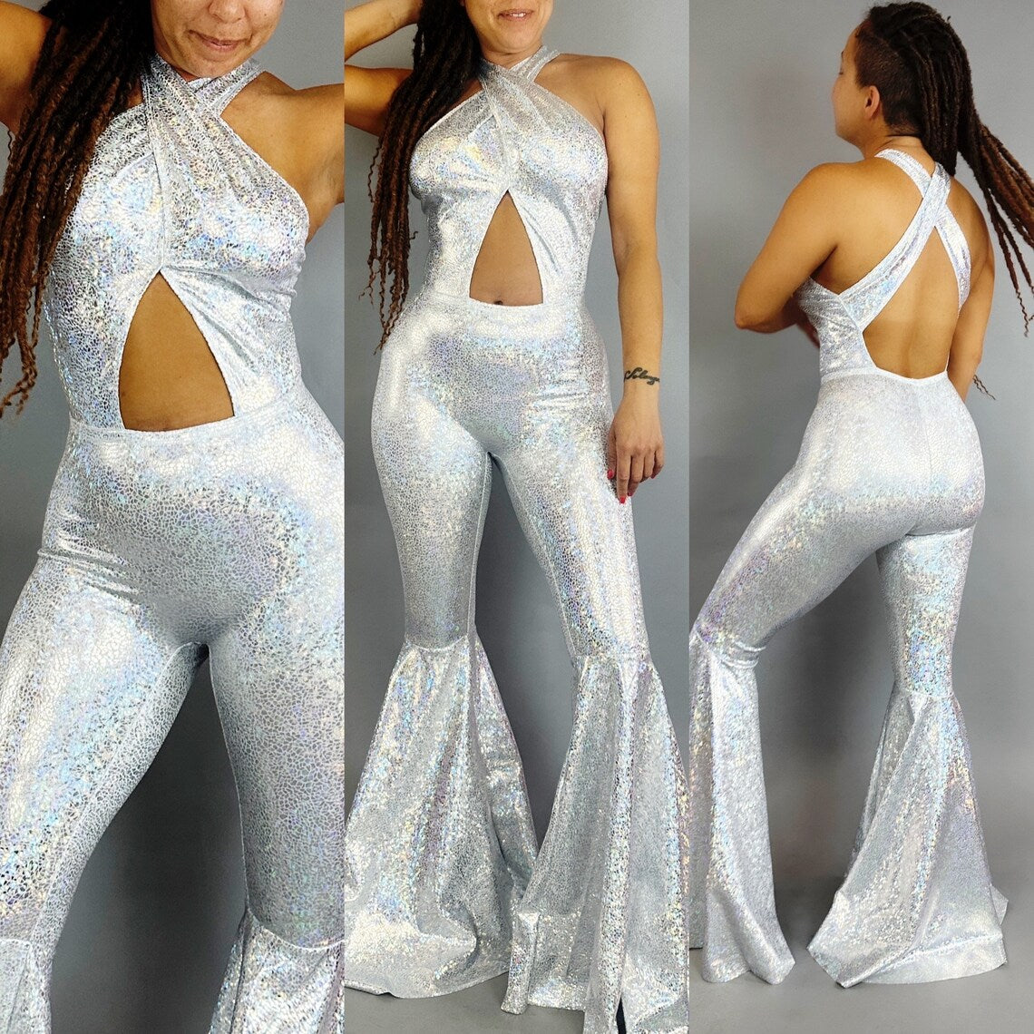 Disco Jumpsuit, Bell Bottom Onesie, Selena Costume, Party Outfit, Festival Fashion Trending Now