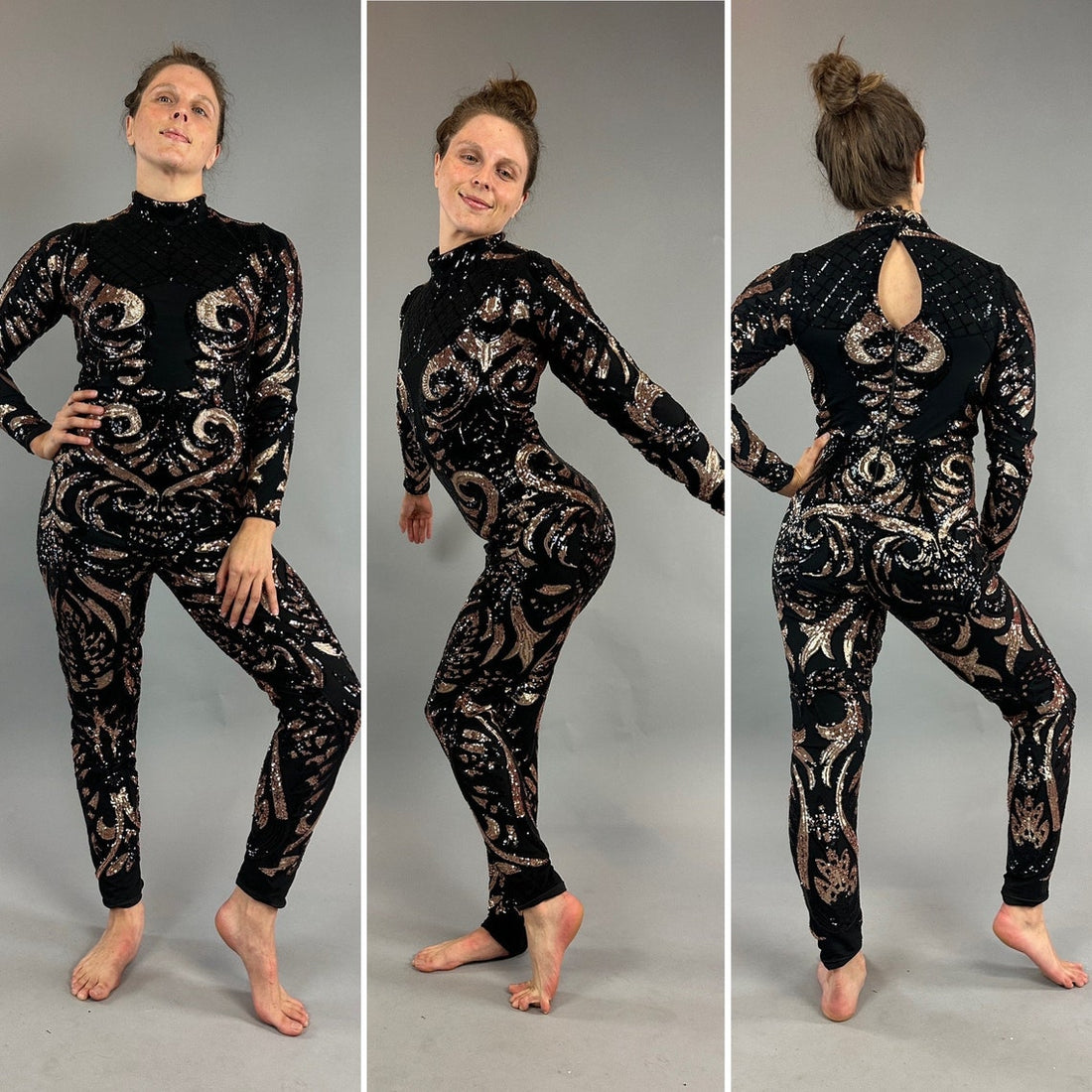 Beautiful Sequin Jumpsuit, Exotic Dance Wear, Gymnastic Costume, Futuristic Fashion, Festival Catsuit, Trending Now