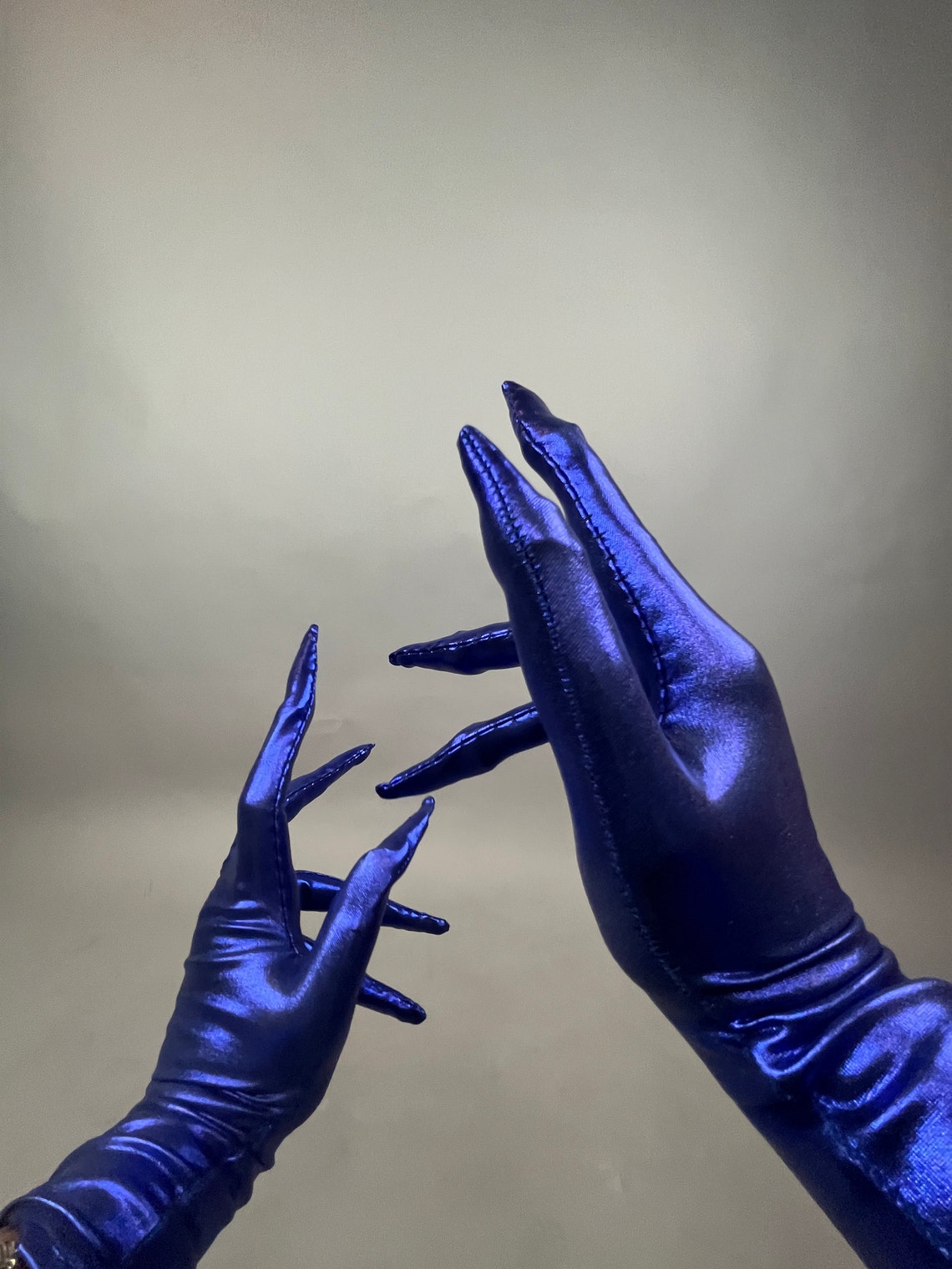 Futuristic Fashion, Long Fingers Gloves, Creepy Gloves, Costume Gloves, Cosplay Accessory, Trending Now