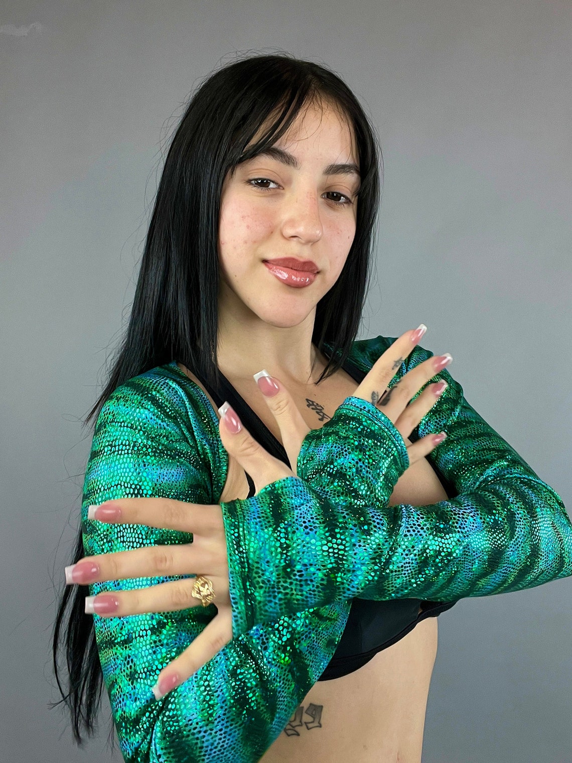 Trending Now, Futuristic Shrug, Exotic Dancewear, Edm Fashion, Futuristic Fashion, Handmade Shrug, Festival Outfit