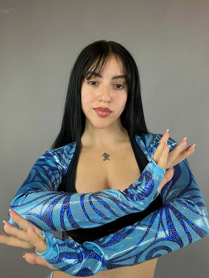 Trending Now, Futuristic Shrug, Exotic Dancewear, Edm Fashion, Futuristic Fashion, Handmade Shrug, Festival Outfit