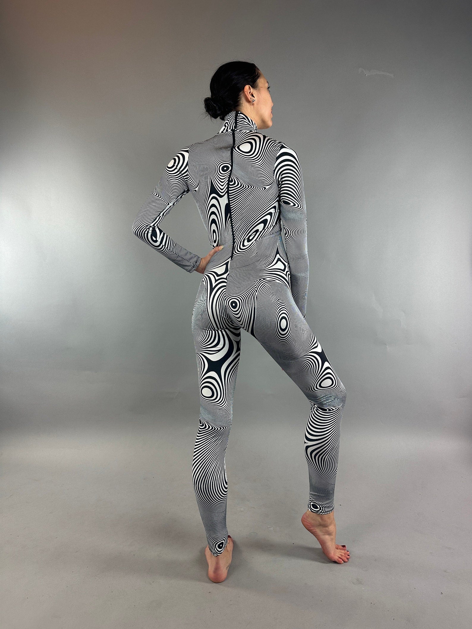 Exotic Dance Wear, Lycra Jumpsuit for Woman or Man, Trending Now, Alien Costume