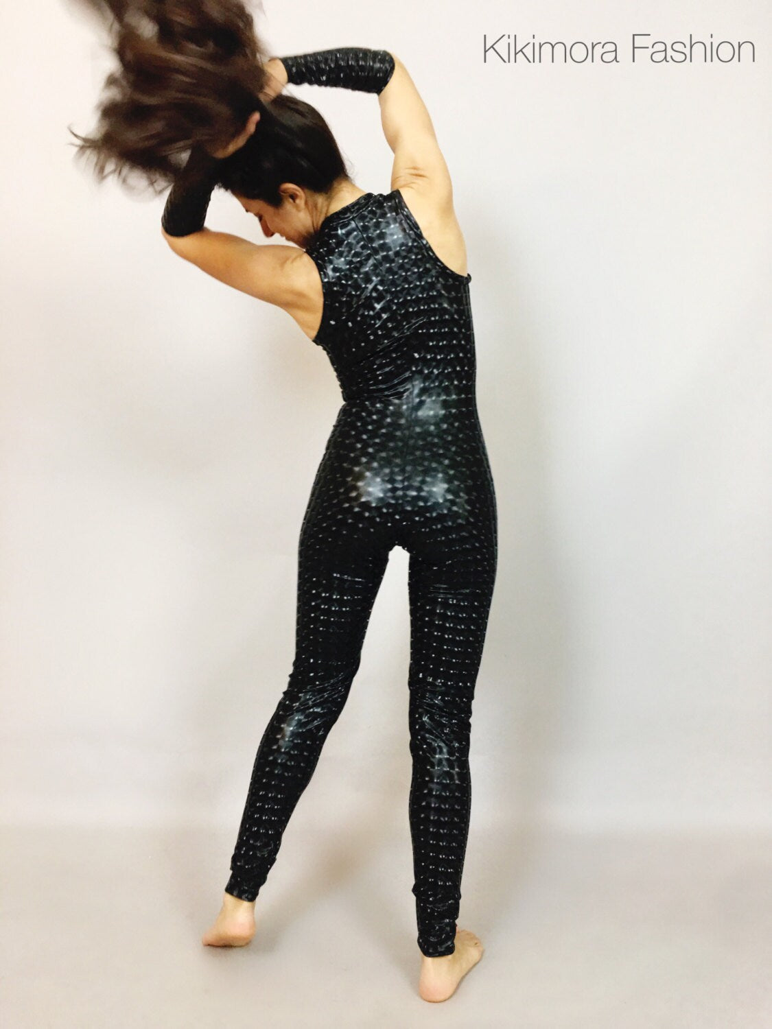 Bodysuit for Women or Men, Catwoman Costume, Like Latex Bodysuit, Beautiful Body Shaper, Like PVC Fetish Clothing