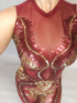 Sequins Catsuit With Mask, Show Girl Costume, Gymnastic Catsuit, Stage Costume, Trending Now