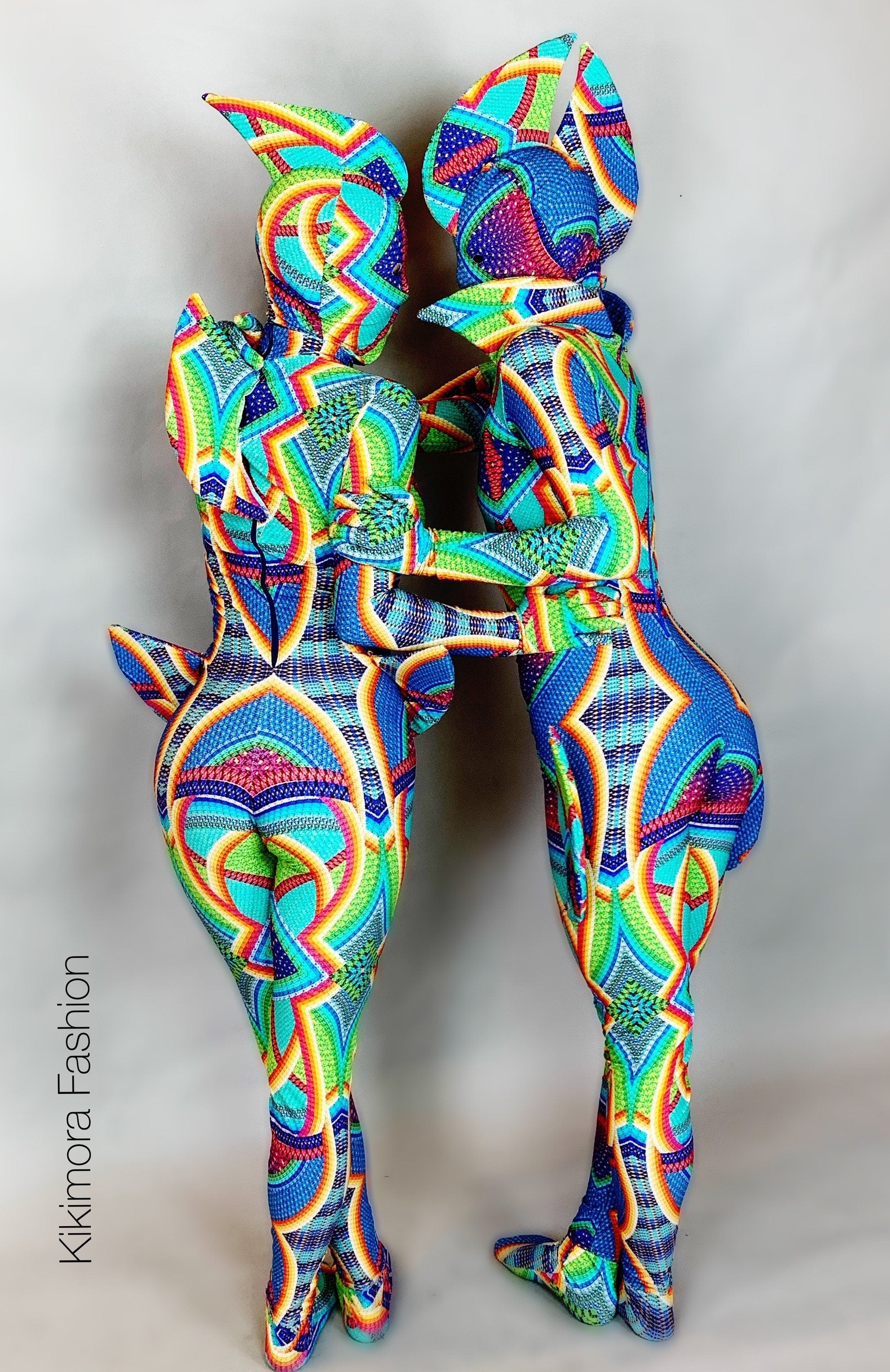 Under the Sea Outfit, Fantasy Creature, Cosplay Women or Men, Zentai Fashion, Exotic Dance Wear, Circus Costume