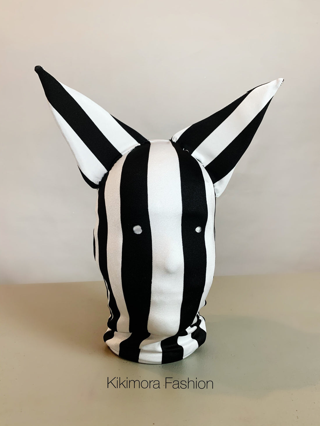 Zentai Headpiece, Cat Ears, Lycra Face Mask, Circus Costume, Face Cover, Festival Fashion, Cosplay Outfit