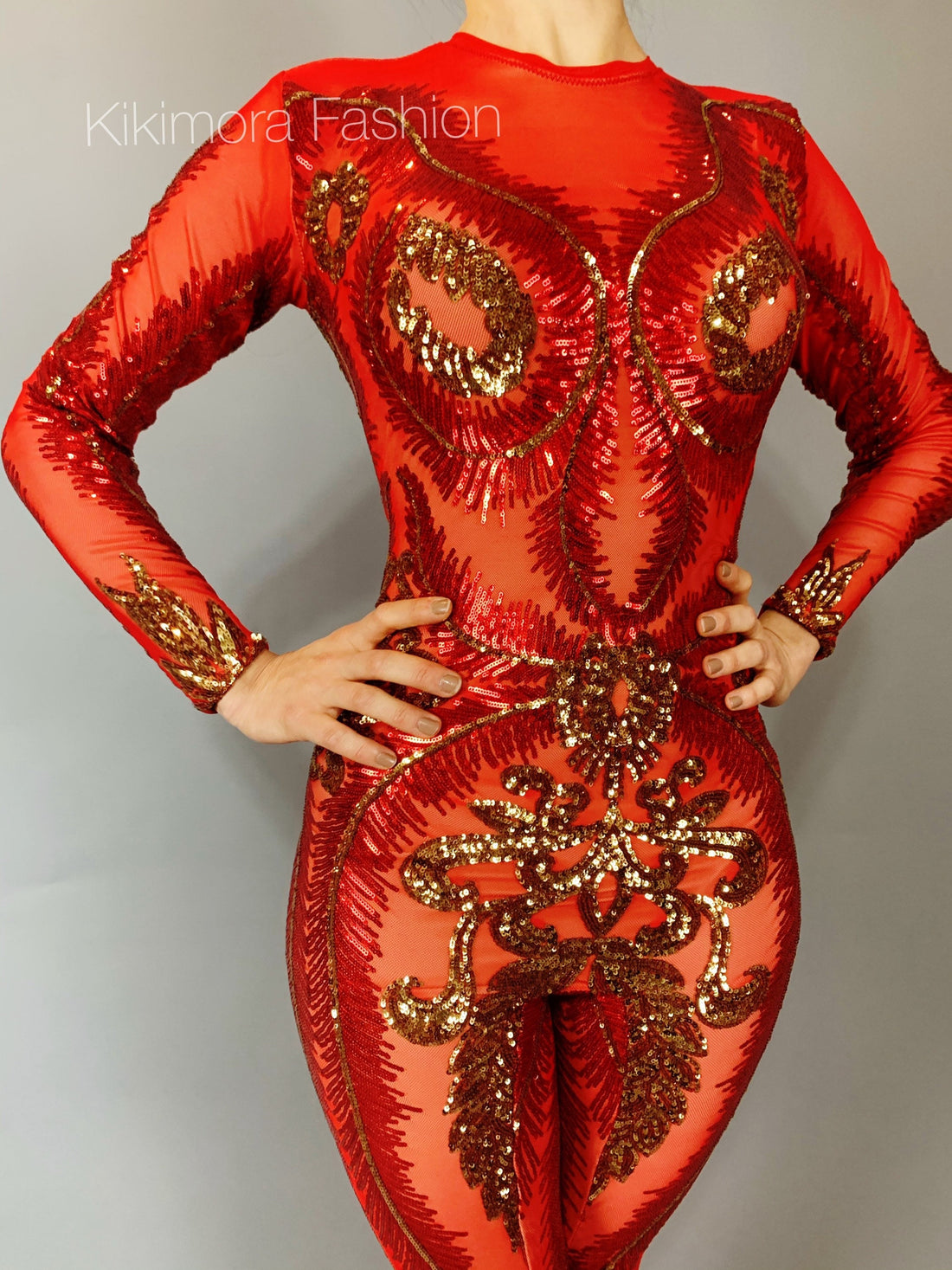 Showgirl Costume, Sequin Bodysuit for Women or Men, Shiny, Beautiful Contortionist Costume, Exotic Dance Wear, Trending Now