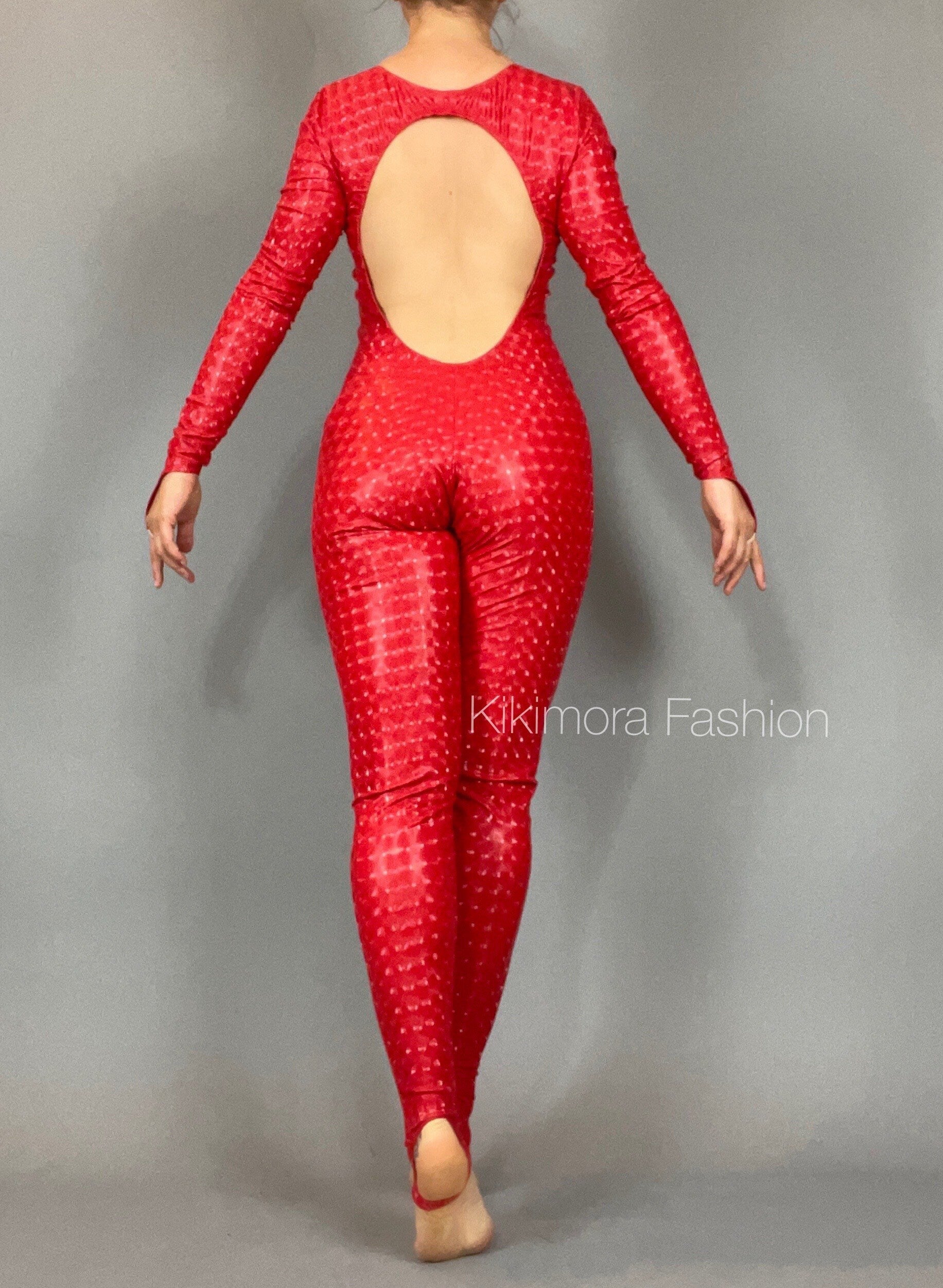 Bodysuit for Women, Gymnastic Costume, Dancewear, Like Latex, Made in Usa, Made by Measure, Aerialist Gifts, Dance Teacher Gift