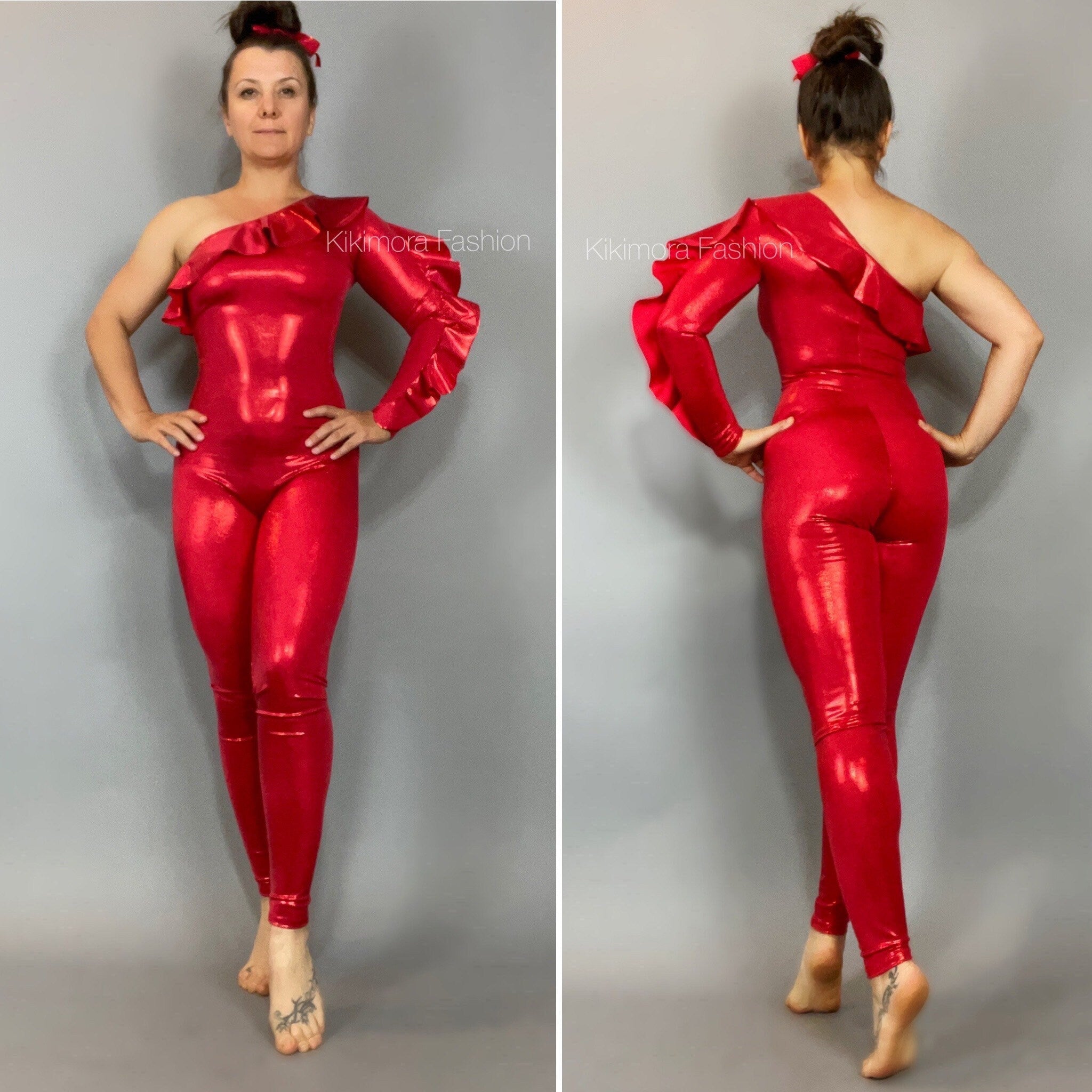 Elegant Bodysuit for Women or Men, Custom Made, Dancewear, Gymnastic Leotard, Circus Costume, Dance Teacher Gift