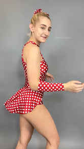 Exotic Dance Wear, Super Cute Burlesque Bodysuit With Skirt, Showgirl Costume, Pole Dance Wear, Dance Teacher Gift, Trending Now
