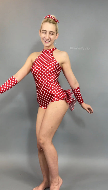 Exotic Dance Wear, Super Cute Burlesque Bodysuit With Skirt, Showgirl Costume, Pole Dance Wear, Dance Teacher Gift, Trending Now