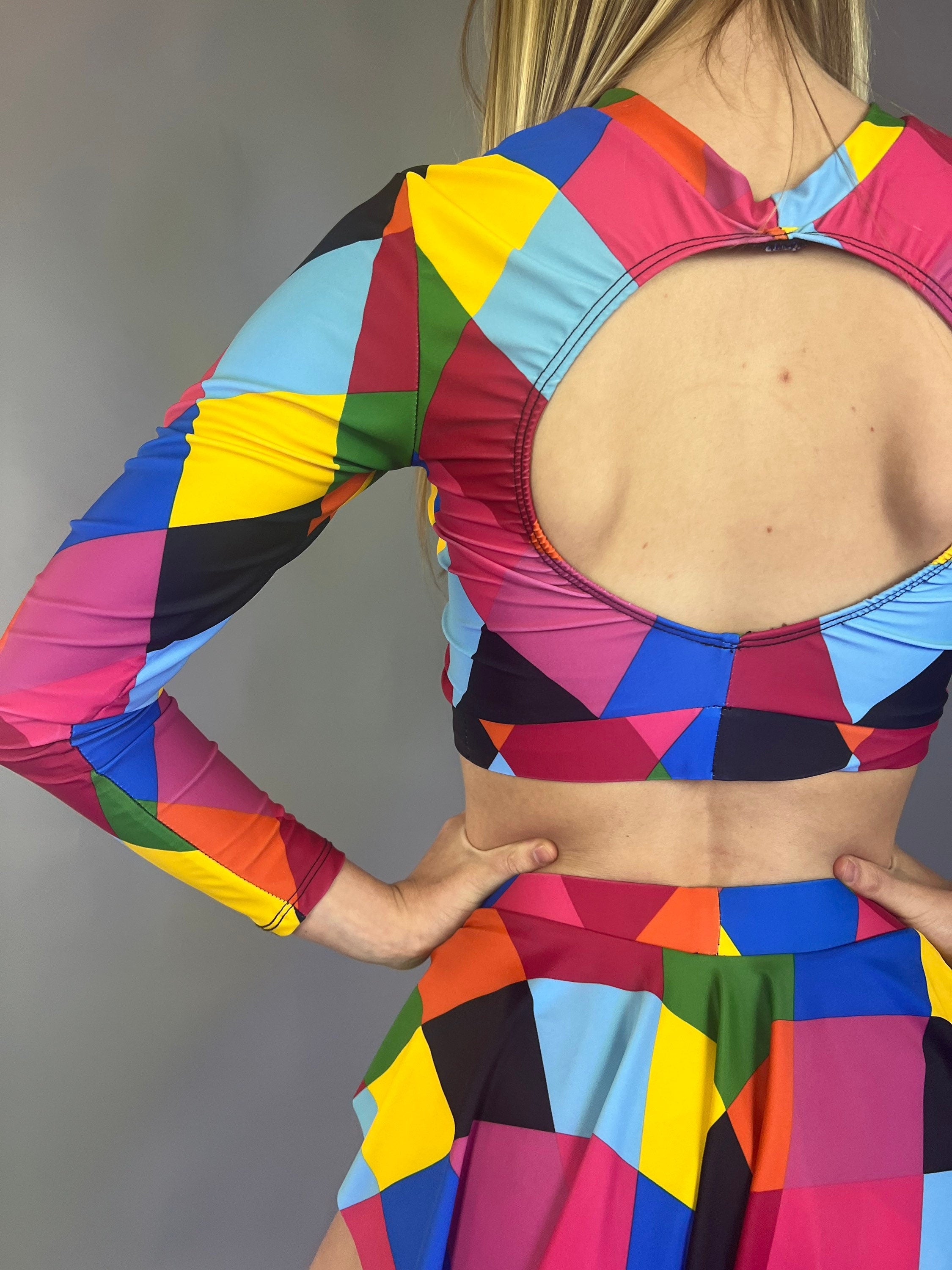 Costume for Pole Dancers, Beautiful Circus Fashion, Exoyic Dance Wear,festival Outfit, Showgirl Costume, Trending Now