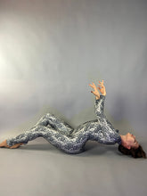 Floral Lycra Catsuit, High Neckline, Full Arm Coverage