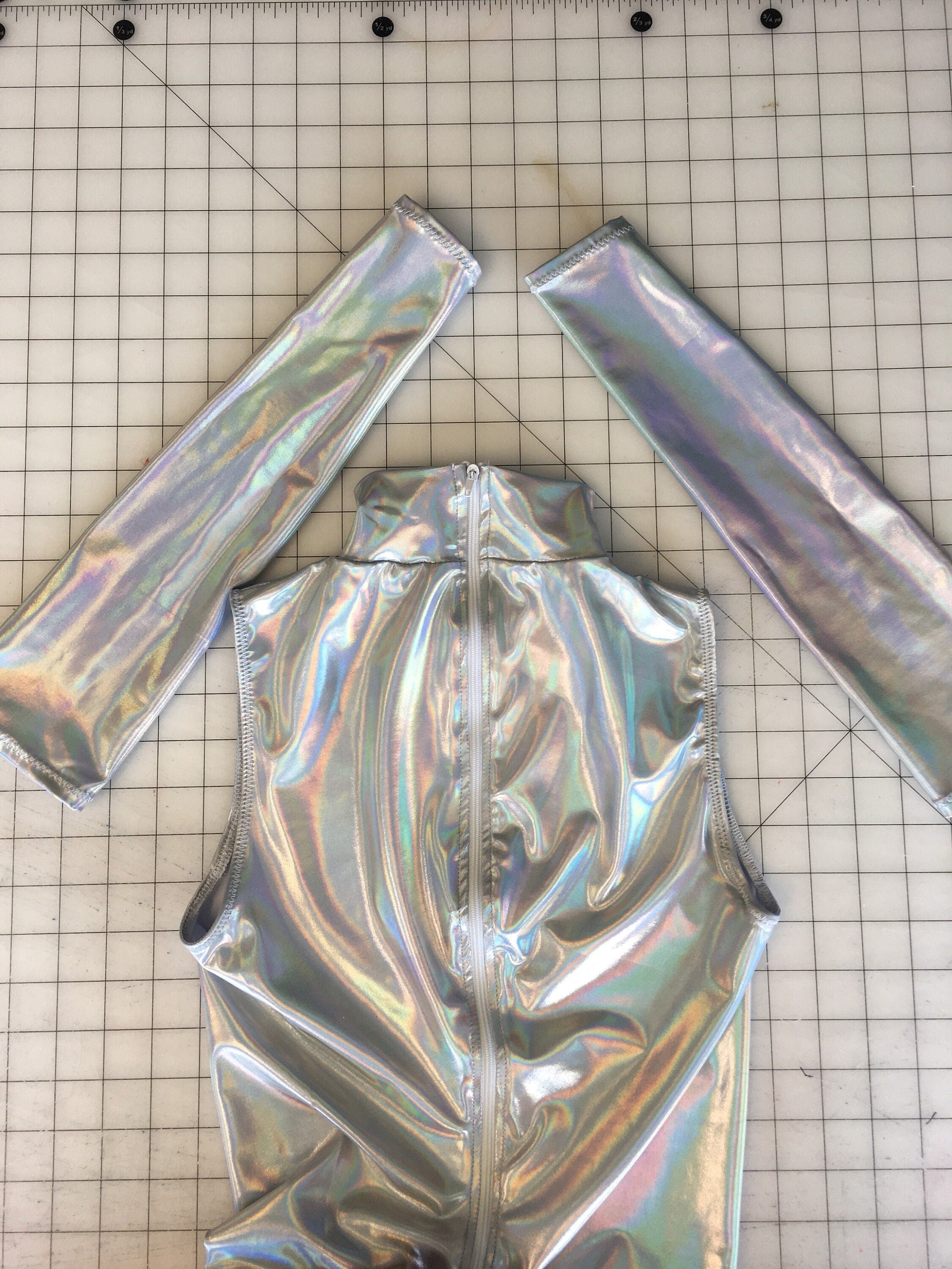Robot Costume, Futuristic Clothing, Spandex Catsuit, Beautiful Dancewear, Gymnastic Jumpsuit, Custom Bodysuit