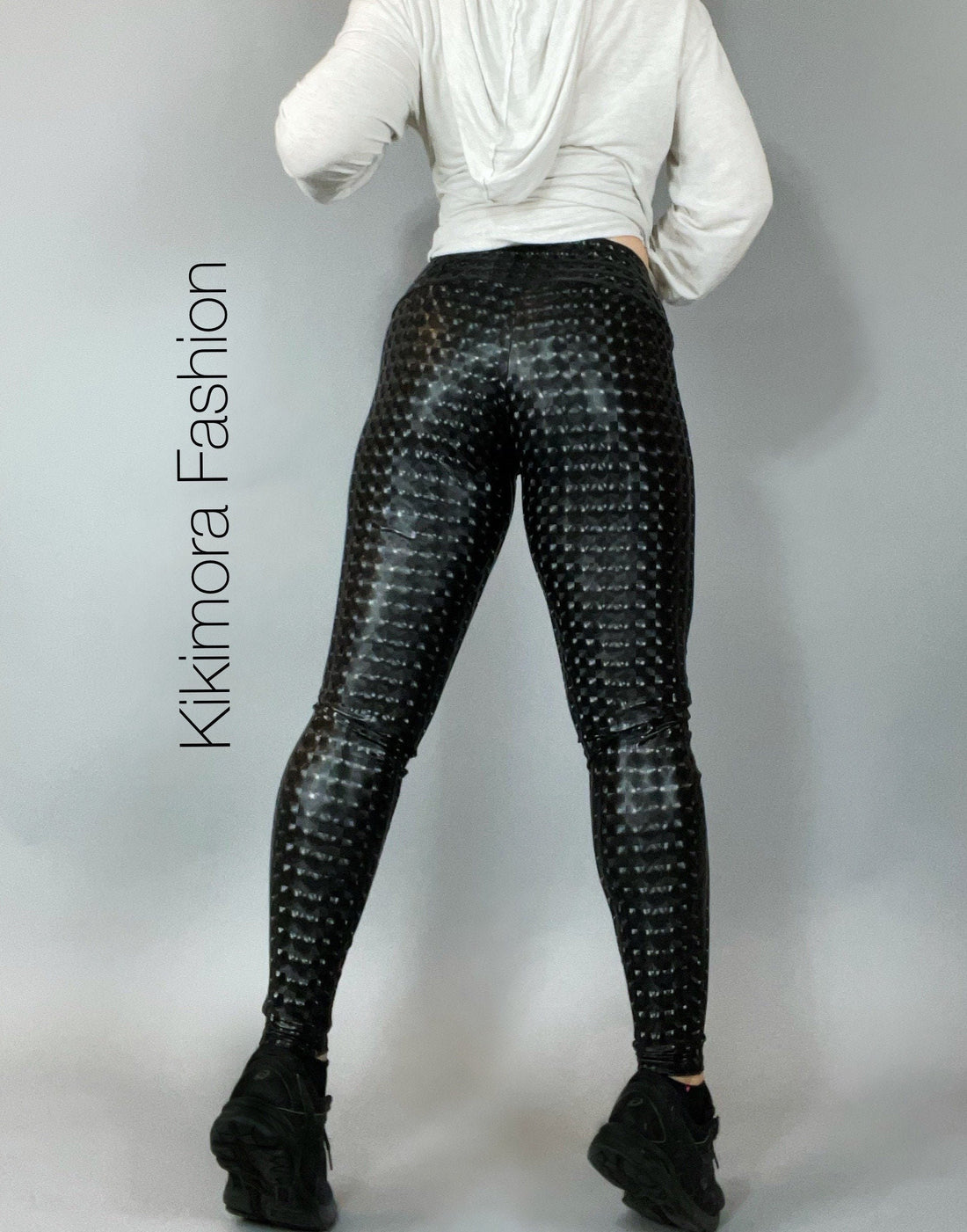 Hot Leggings, Leather Pants Women or Men, Futuristic Clothing, Like Latex, Party Leggings, Club Wear, Dress Pants
