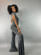 Sparkly Bell Bottom Jumpsuit, Party Outfit, Beautiful Open Back, Trending Now, Dance Teacher Gift, Lycra Jumpsuit