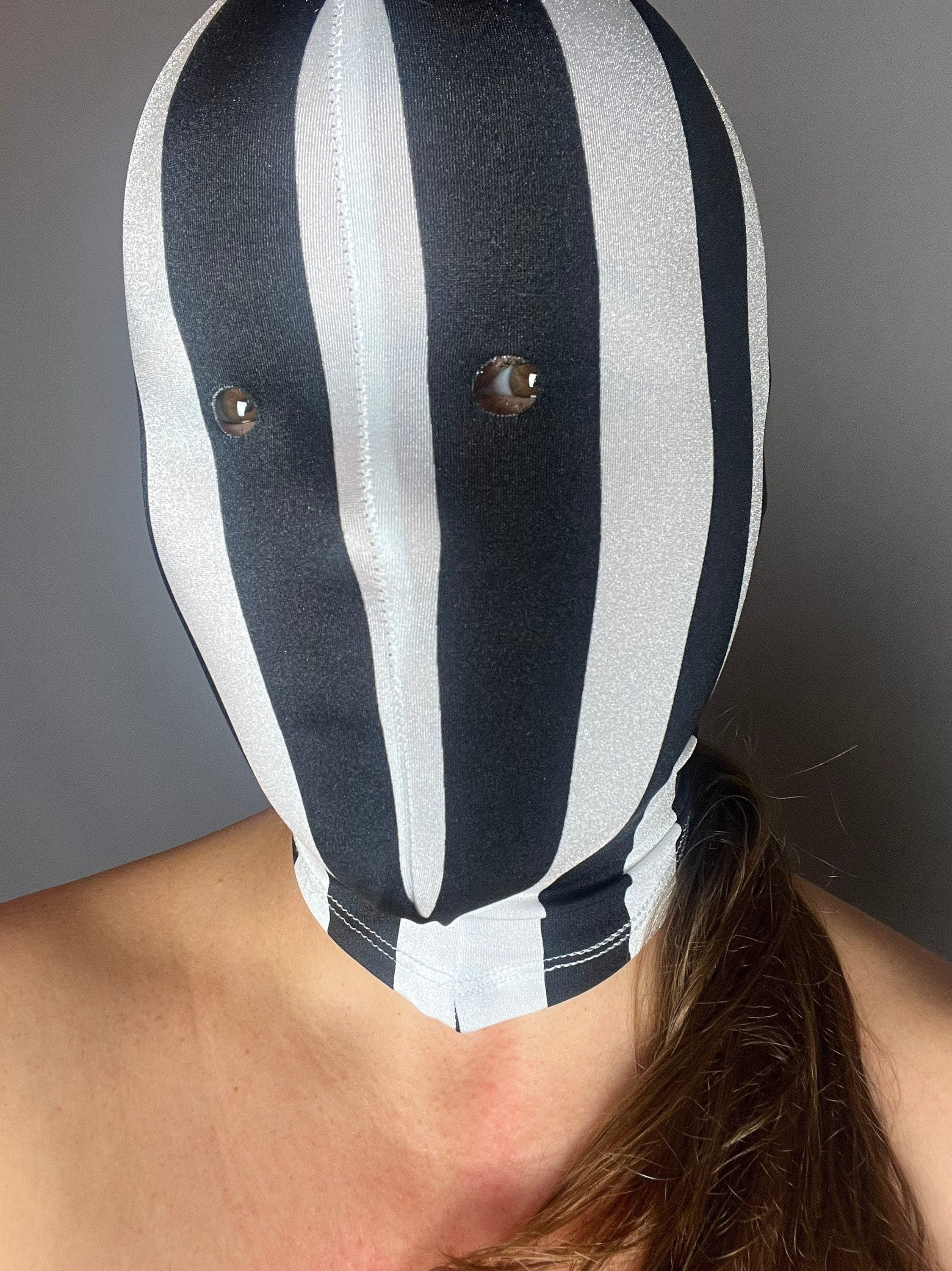 Lycra Headpiece, Exotic Headwear, Exotic Dancewear, Halloween Costume, Zentai Suit, Festival Fashion