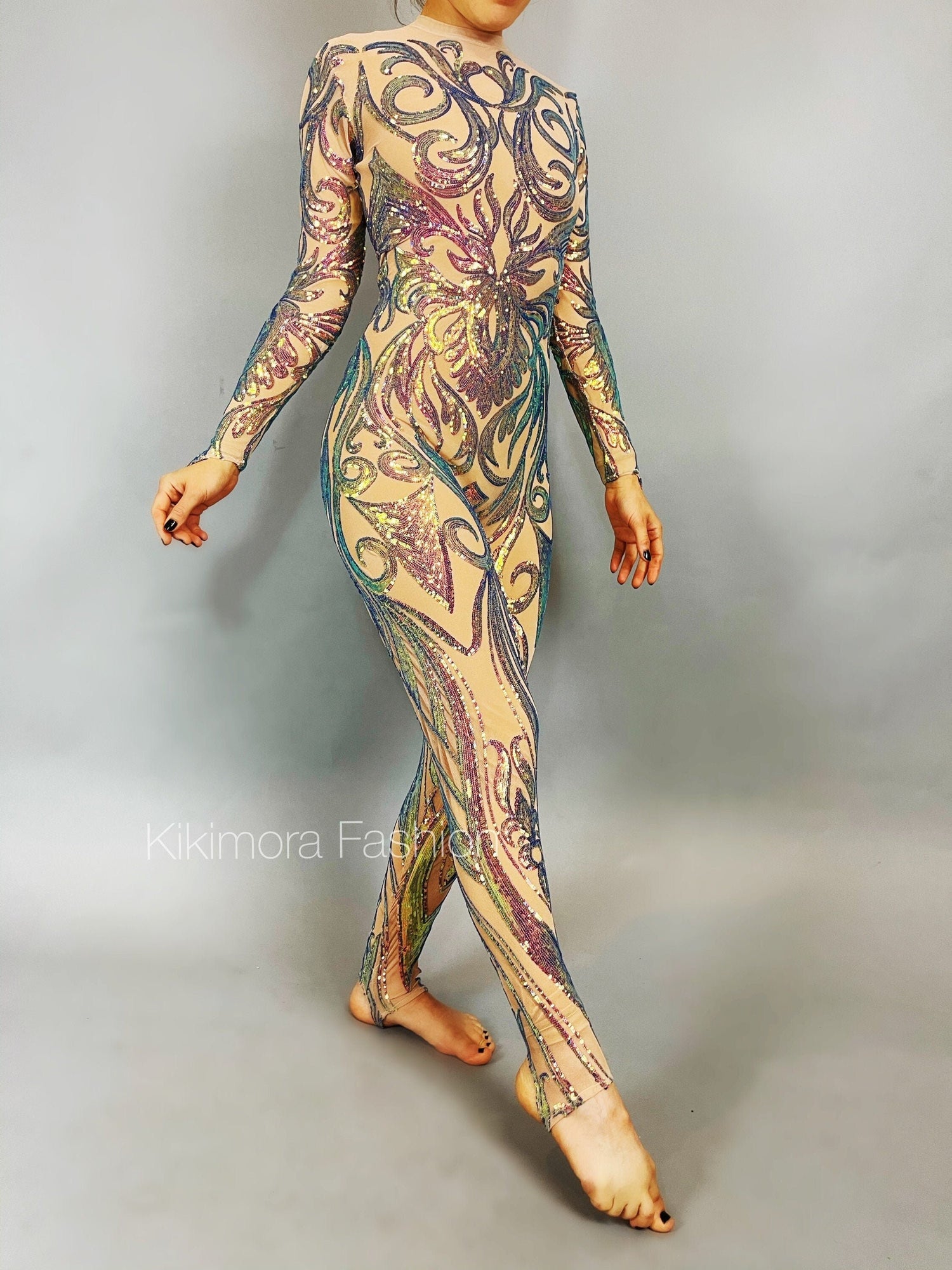 Spandex Catsuit, Exotic Dancewear, Beautiful Women Bodysuit, Trending Now, Bridal Bodysuit