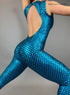 Spandex Jumpsuit, Mermaid Print Costume, Exotic Dancewear, Trending Now
