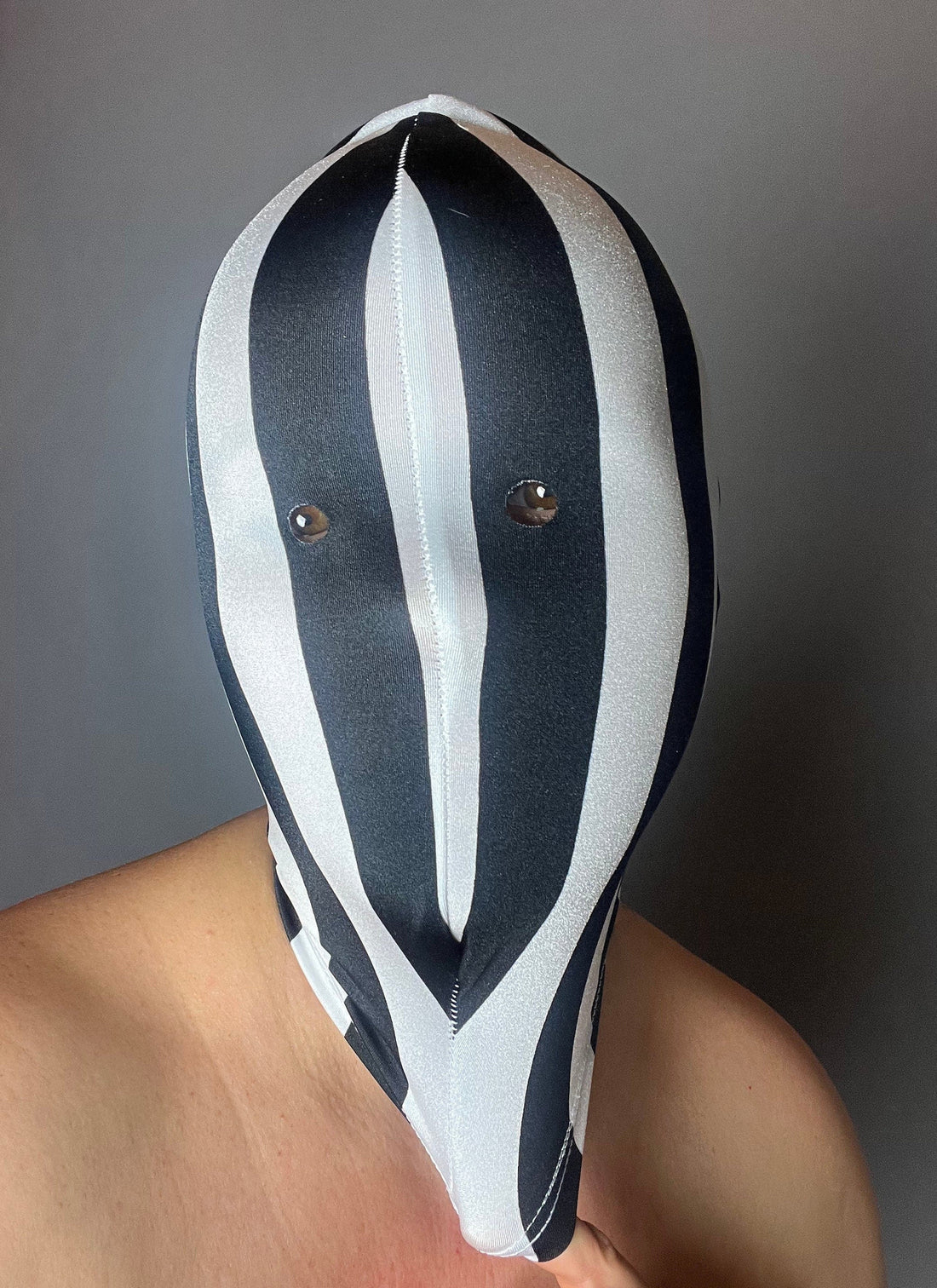 Lycra Headpiece, Exotic Headwear, Exotic Dancewear, Halloween Costume, Zentai Suit, Festival Fashion