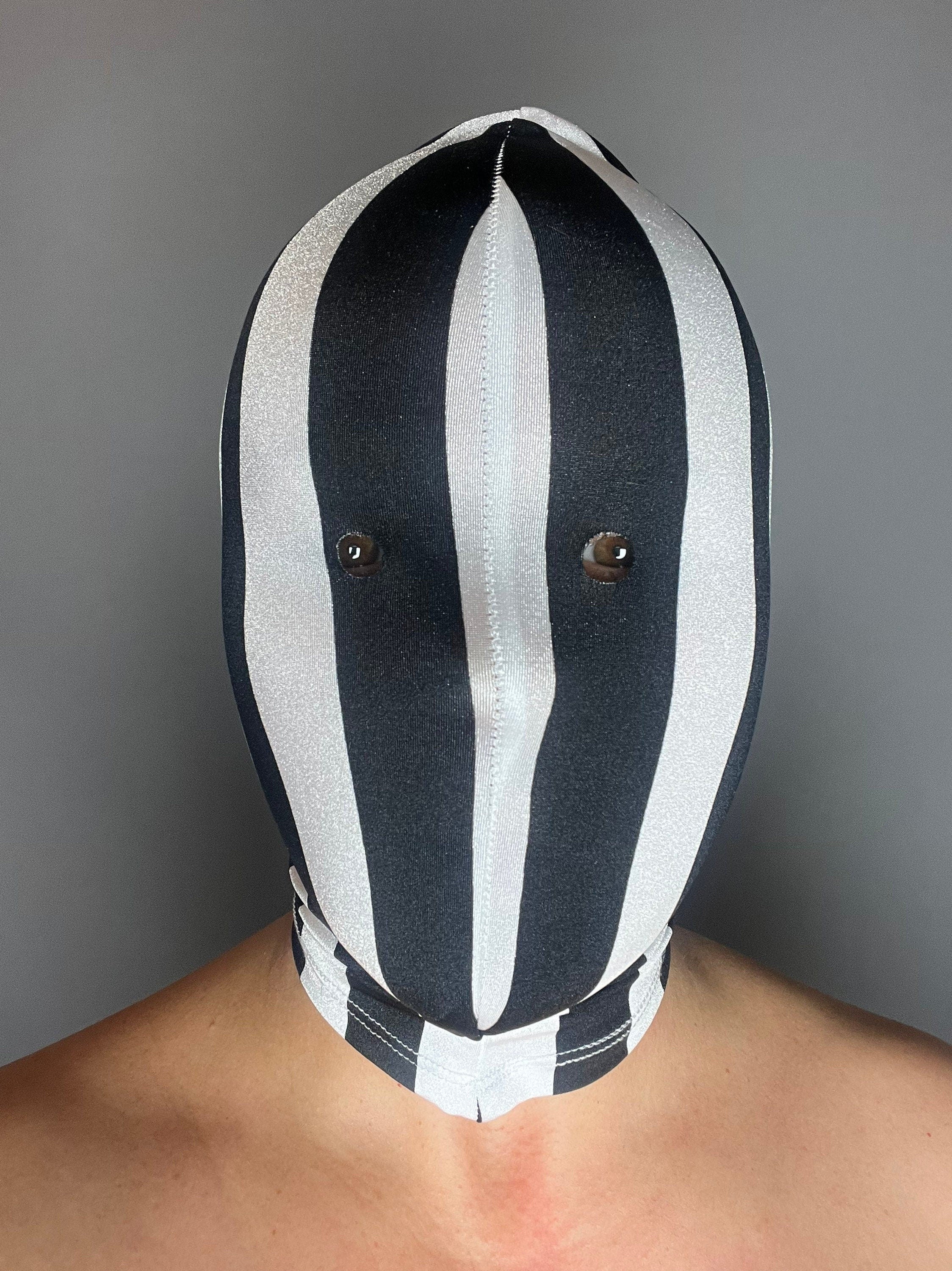 Lycra Headpiece, Exotic Headwear, Exotic Dancewear, Halloween Costume, Zentai Suit, Festival Fashion