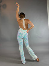 Swan Sparkly Jumpsuit, trending now, exotic dance wear, disco catsuit, bridal bodysuit