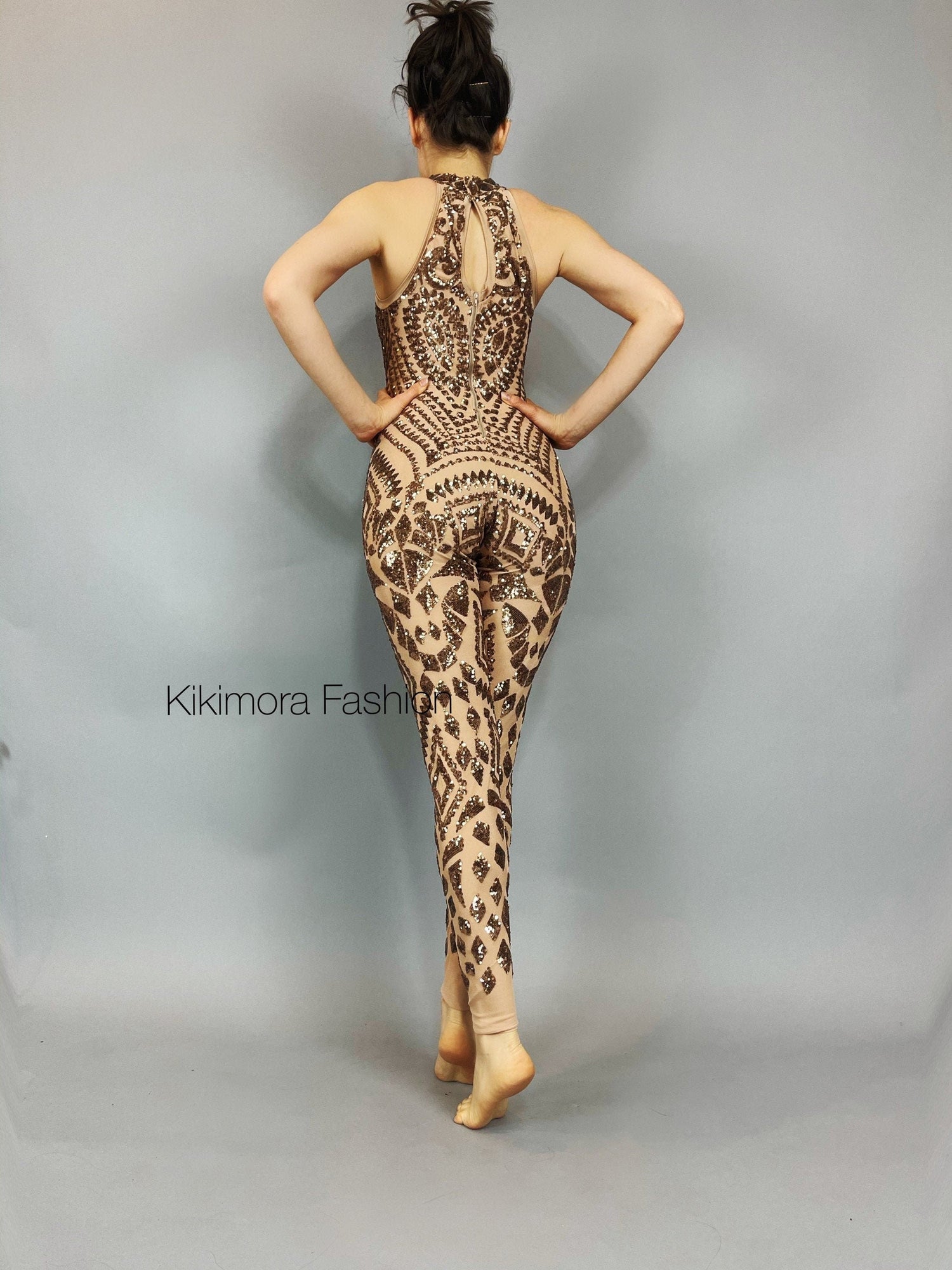 Sequin Jumpsuit, Trending Now, Wedding Jumpsuit, Custom Jumpsuit, Party Outfit, Circus Fashion