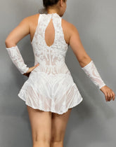 Showgirl Costume, Beautiful Sequin Leotard, Exotic Dancewear, Trending Now, Bridal Leotard