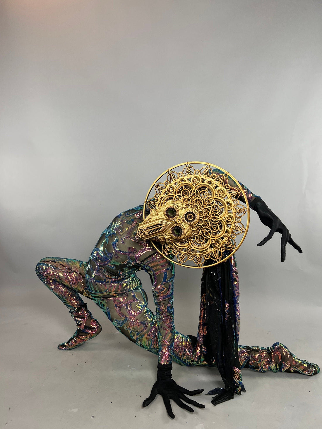 Black Unicorn Beautiful Jumpsuit, Exotic Dancewear, Futuristic Clothing, Trending Now