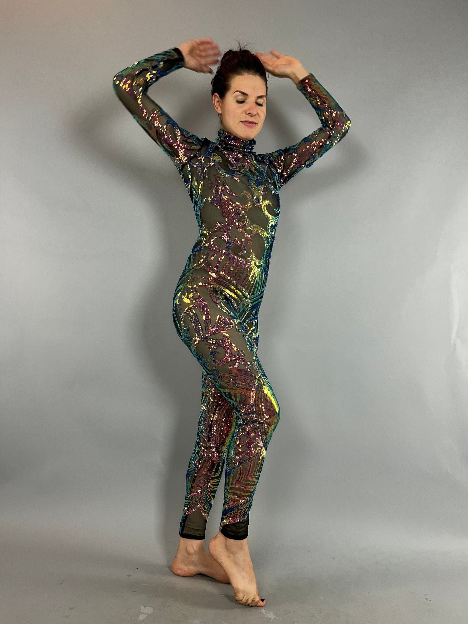 Black Unicorn Beautiful Jumpsuit, Exotic Dancewear, Futuristic Clothing, Trending Now