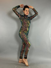 Black Unicorn Beautiful Jumpsuit, Exotic Dancewear, Futuristic Clothing, Trending Now
