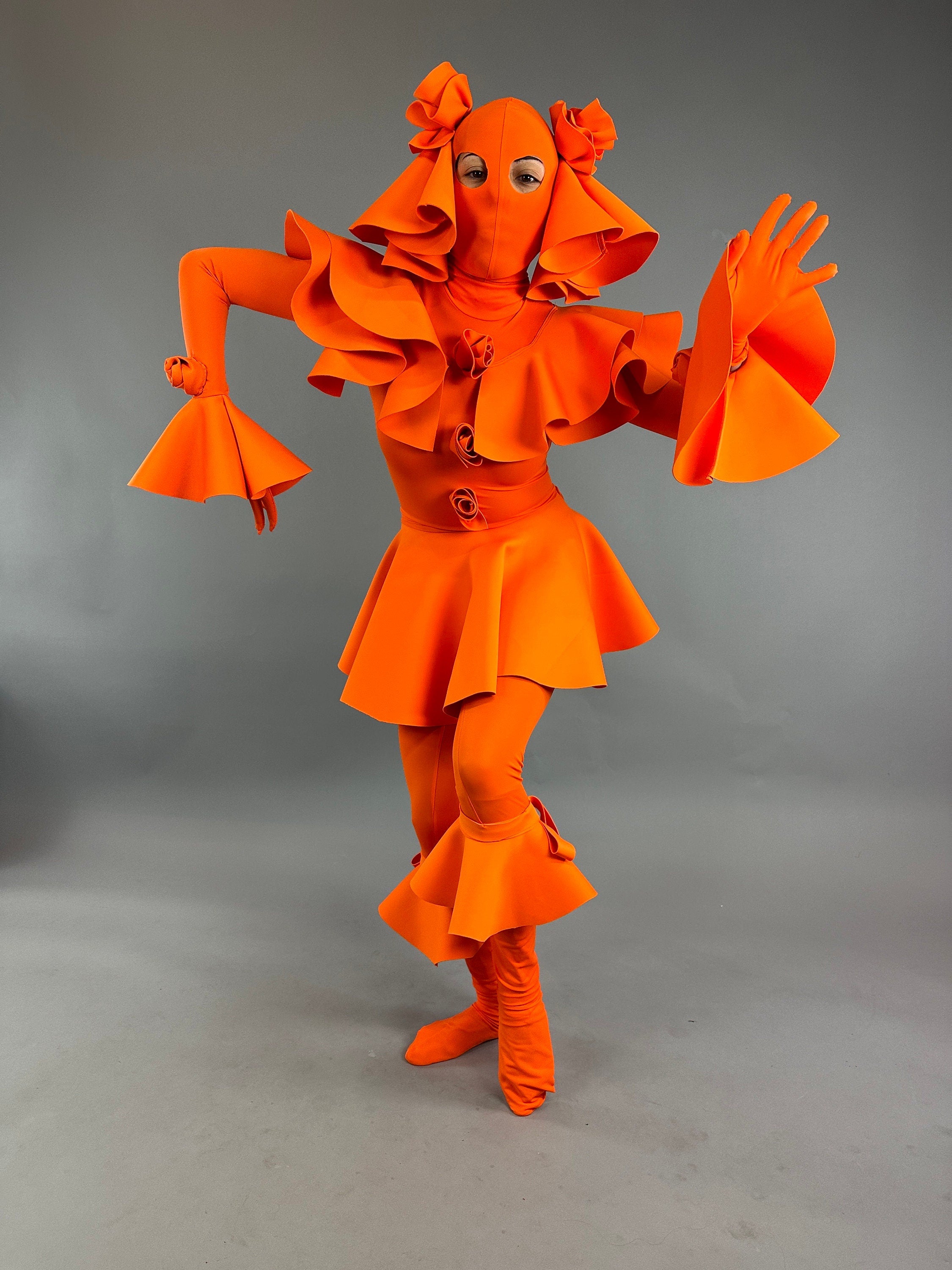 Exotic Dance Wear, Futuristic Clothing,festival Outfit, Trending Now, Club Costume, Creature Costume, Unisex Bodysuit, Trending Now