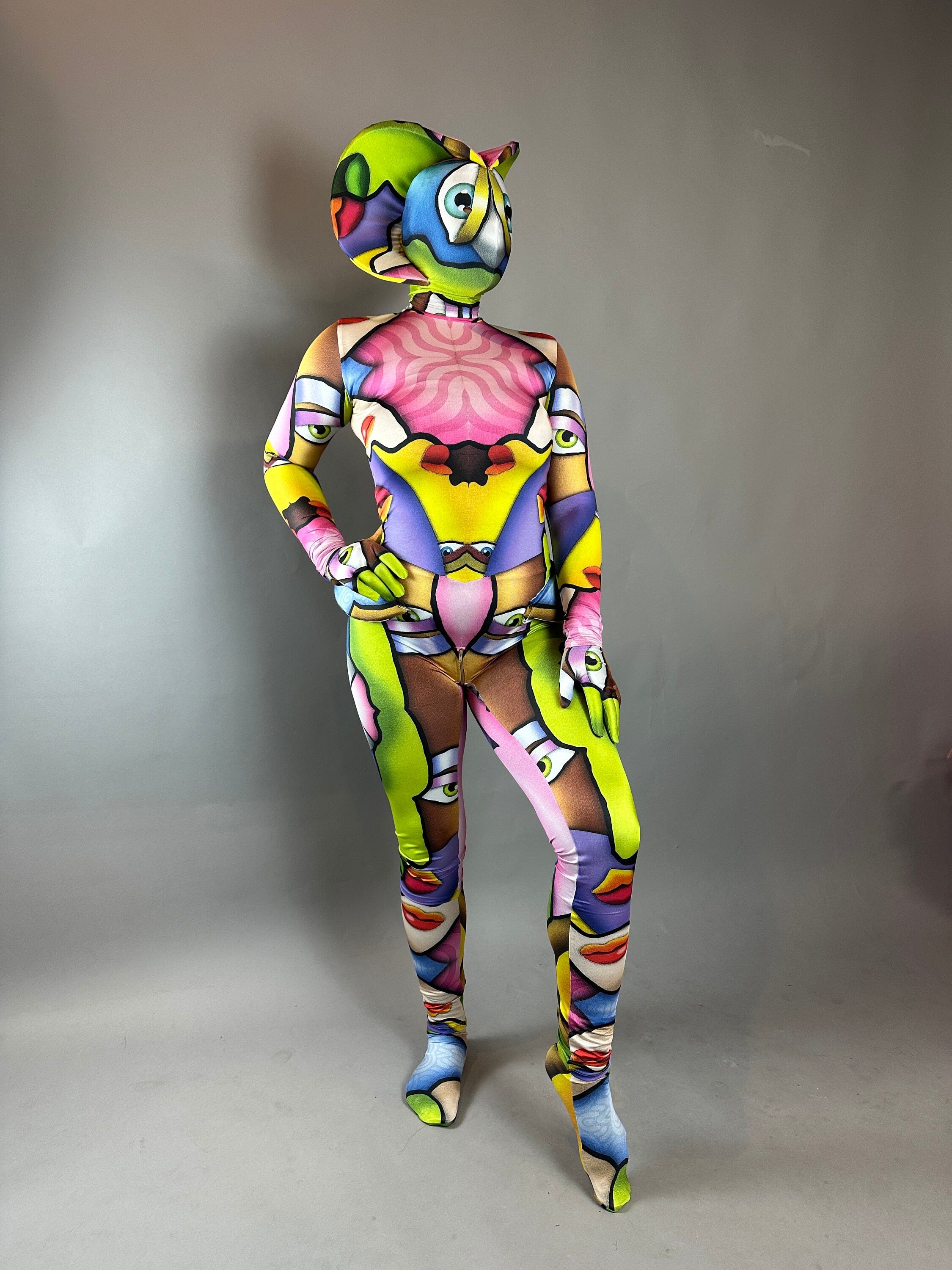 Picasso Cobra, Snake Costume, Gymnastic, Acrobatics, Dancers, Contortionist Outfit, Uniform, Custom Made