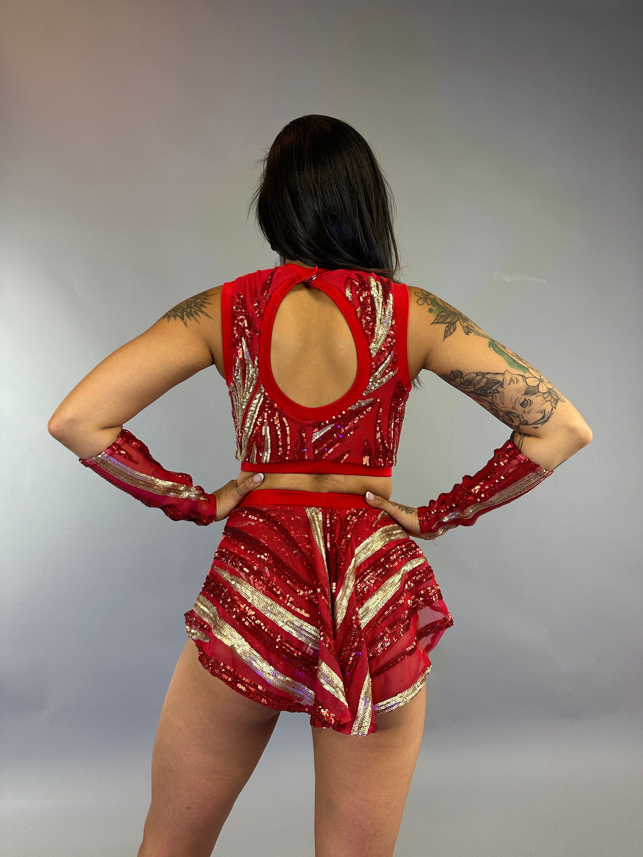 Exotic Dance Wear, Pole Dancer Outfit, Showgirl Costume, Trending Now, Gogo Dancer Costume, Aerialist Gift