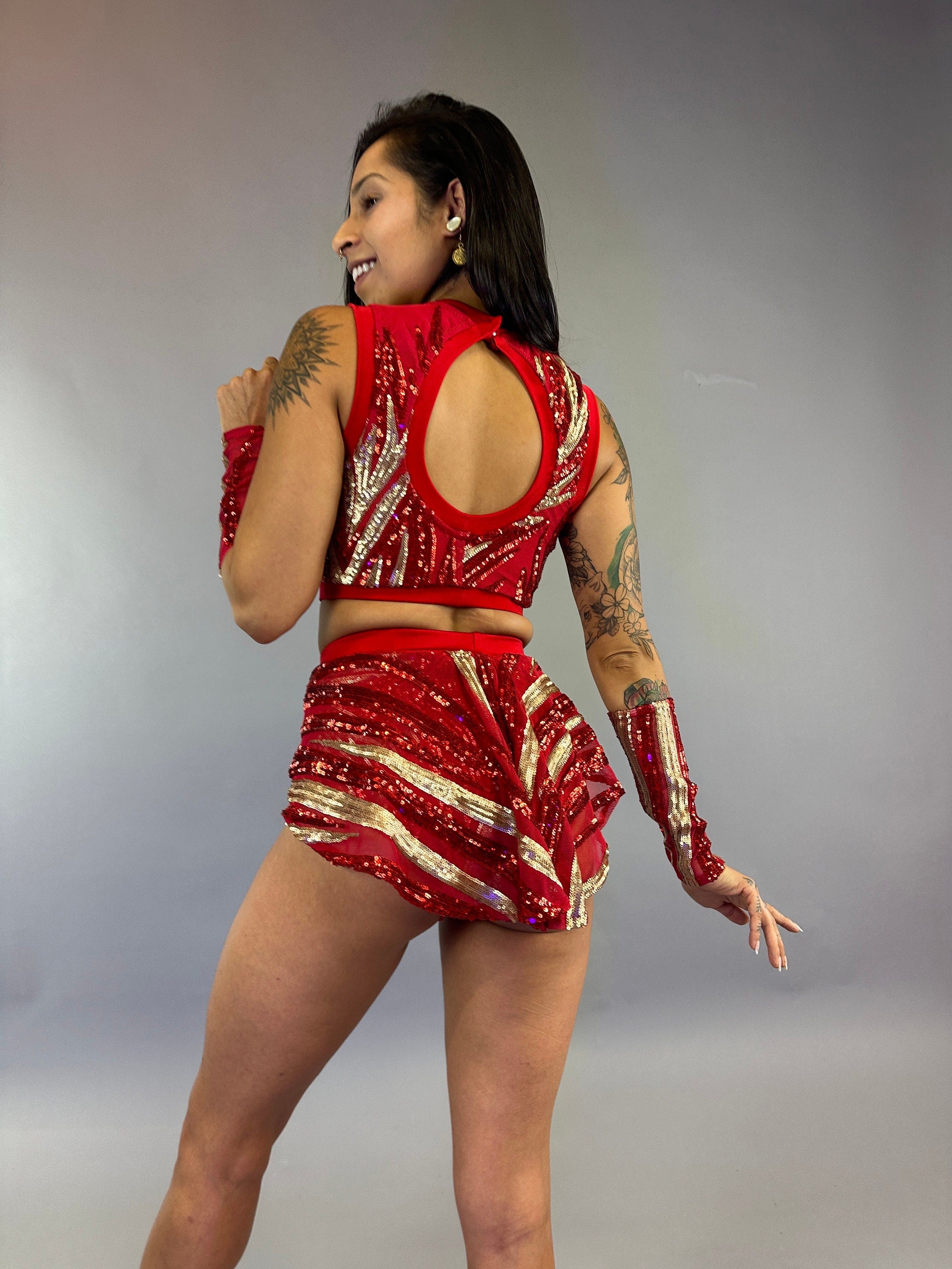 Exotic Dance Wear, Pole Dancer Outfit, Showgirl Costume, Trending Now, Gogo Dancer Costume, Aerialist Gift