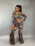 Disco Jumpsuit,festival Outfit, Trending Now, Exotic Dance Wear, Bohemian Pants